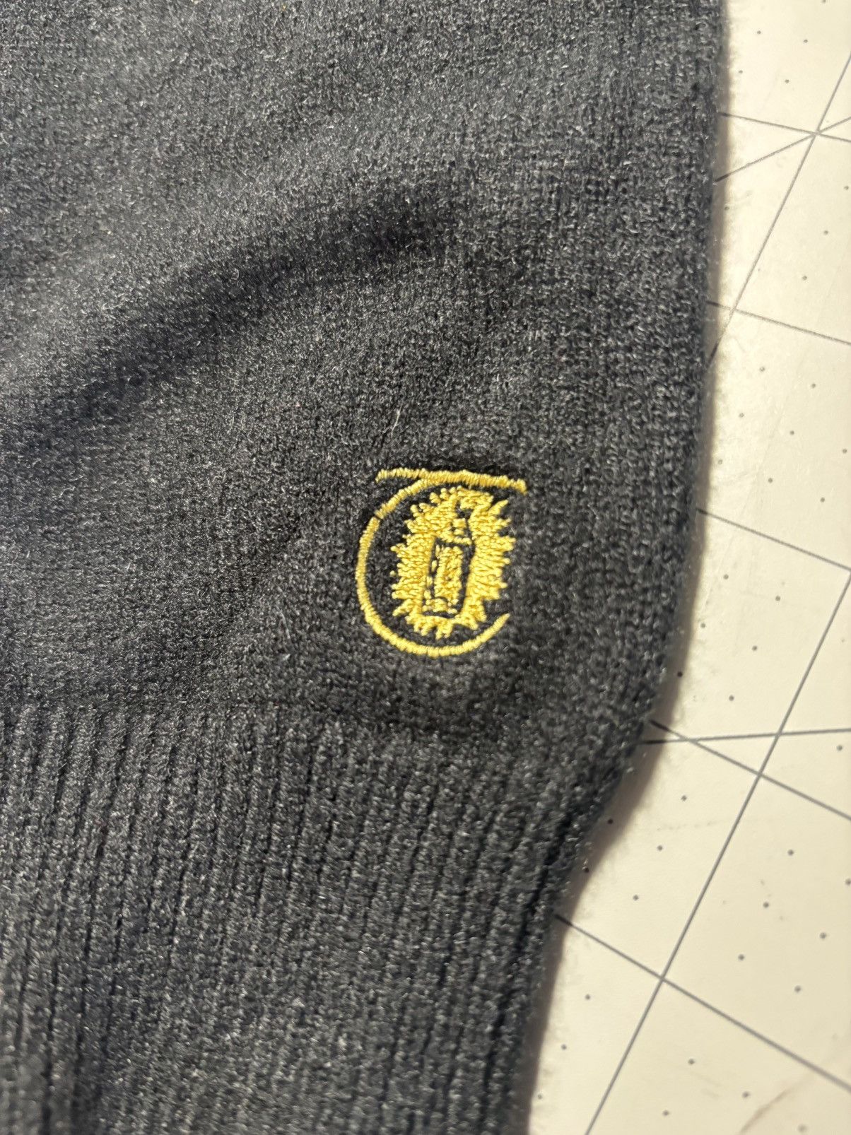 Other Black long sleeve knit polo Size US S / EU 44-46 / 1 - 5 Thumbnail