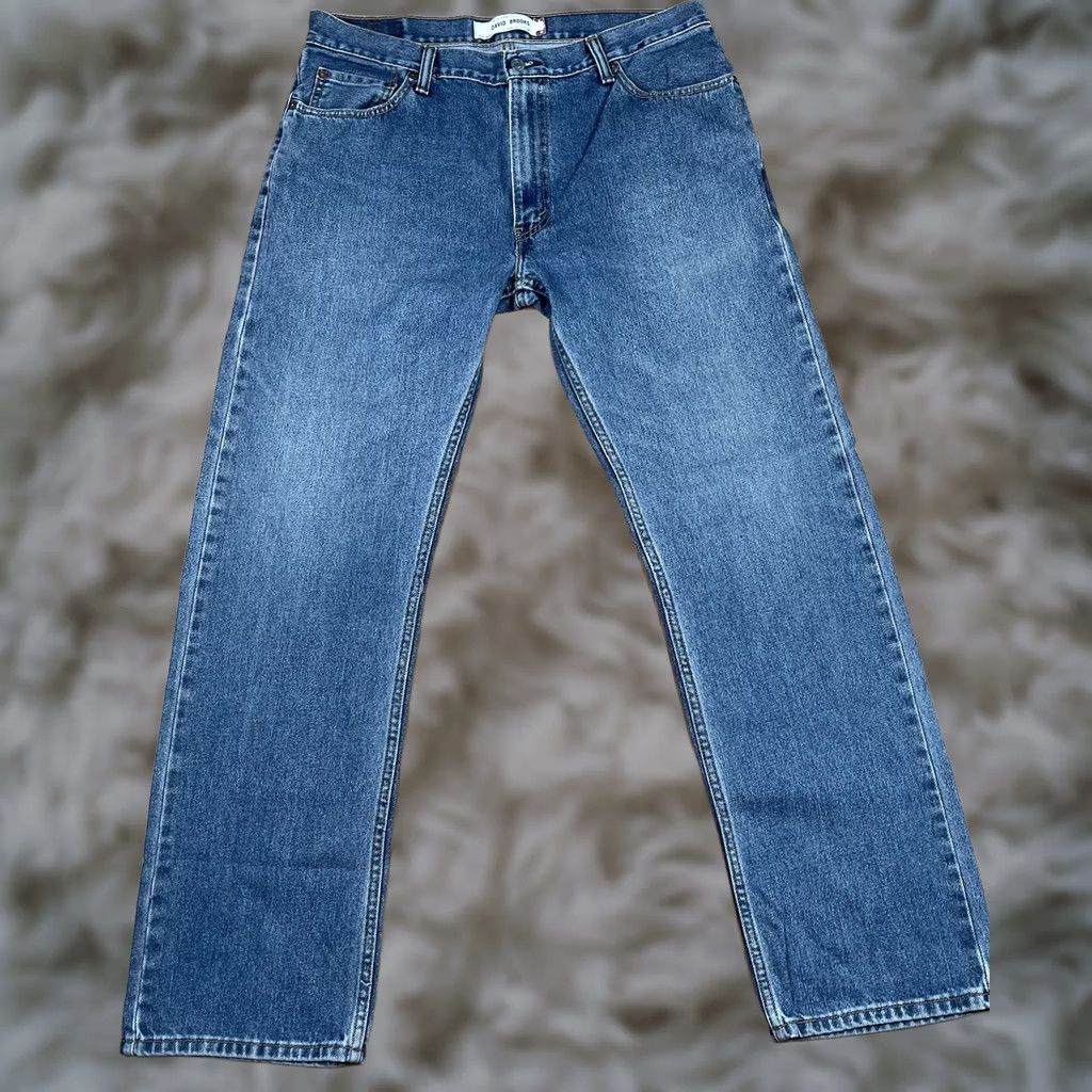 Levi's Levi'S Pants Mens 36 Blue Jeans 36Wx32L Strauss Straight Fit Denim Cotton Size US 36 / EU 52 - 1 Thumbnail
