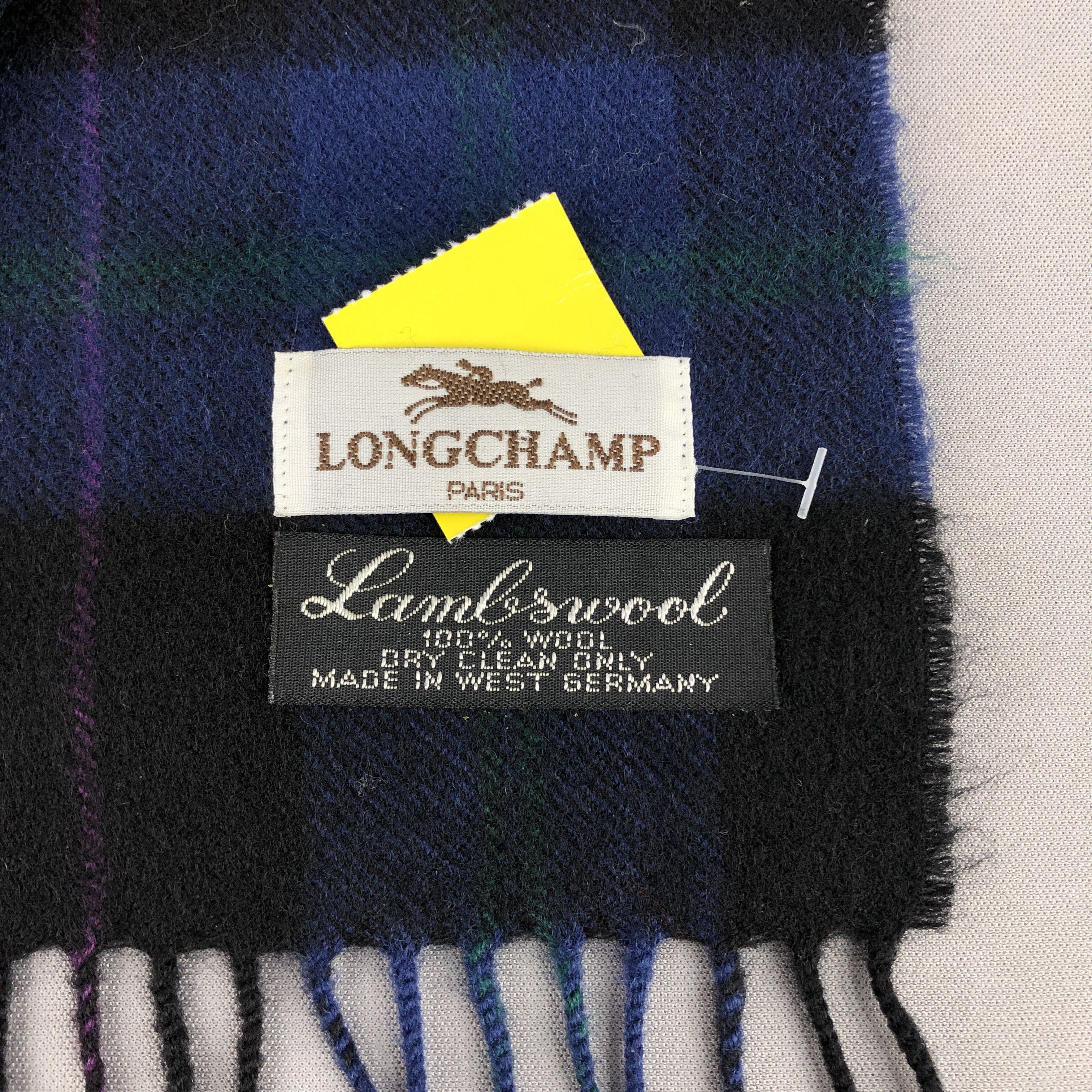 Longchamp Vintage Longchamp Wool Scarf / Muffler / Neckwear - SCF289 Size ONE SIZE - 5 Thumbnail