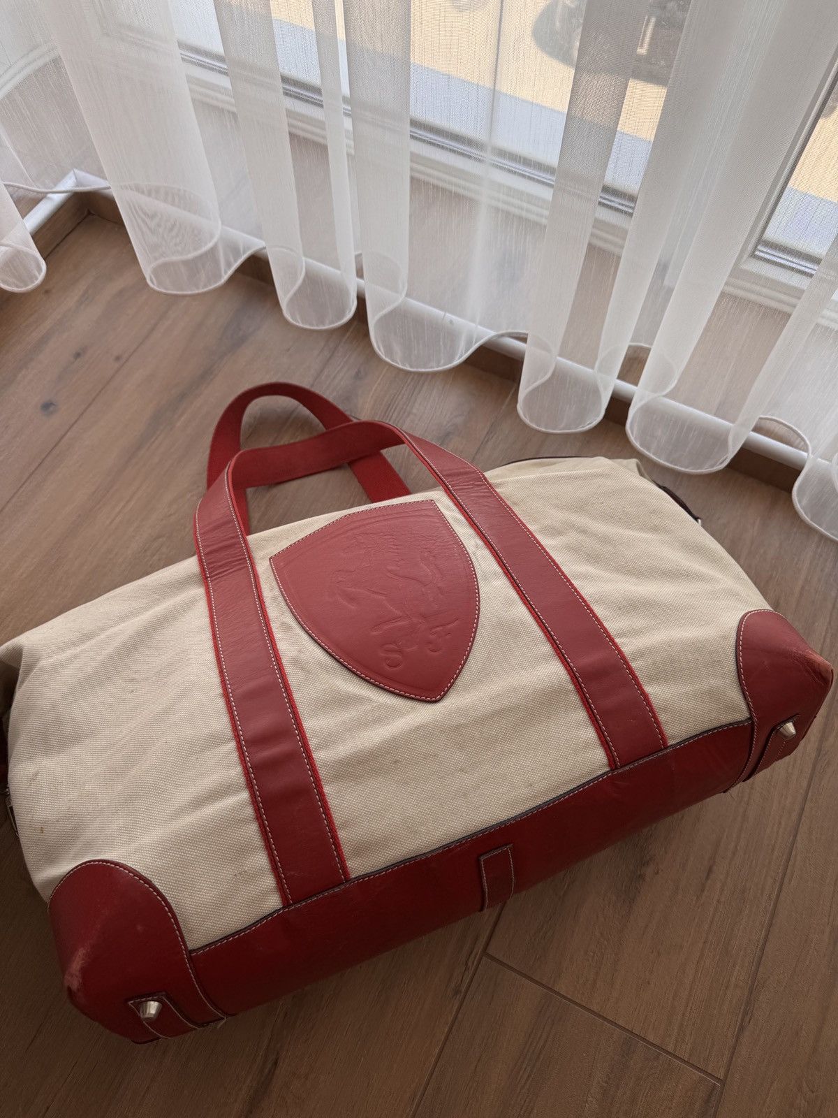 Other Vintage Ferrari Formula 1 Club Canvas & Leather Travel Bag Size ONE SIZE - 6 Thumbnail