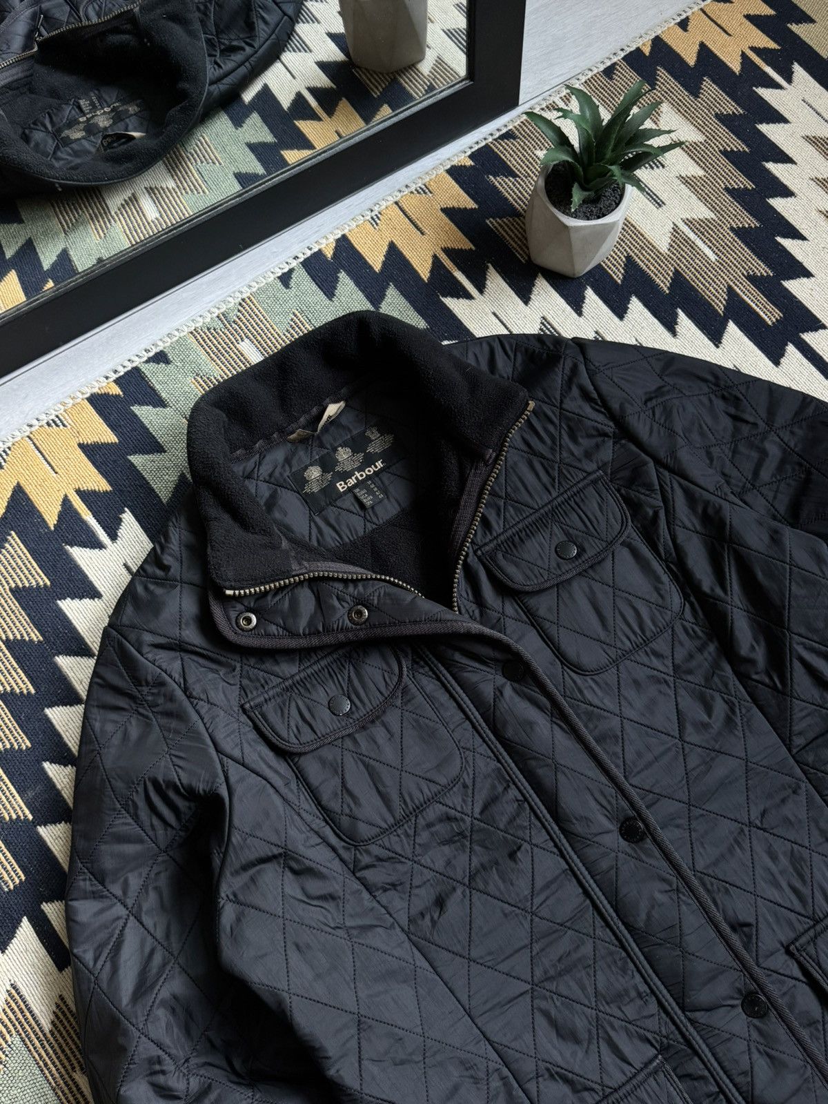 Barbour Barbour Women’s Utility Quilted Jacket Size L / US 10 / IT 46 - 4 Thumbnail