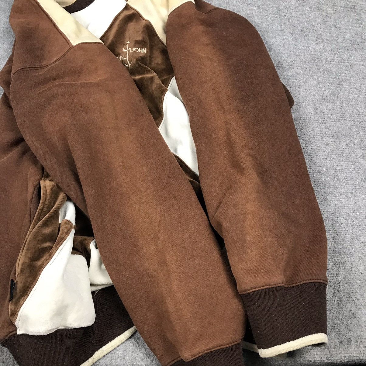 Japanese Brand × Sean John SEAN JHON PATCHWORK VELVET SUN FADED SWEATSHIRT Size US XL / EU 56 / 4 - 15 Thumbnail