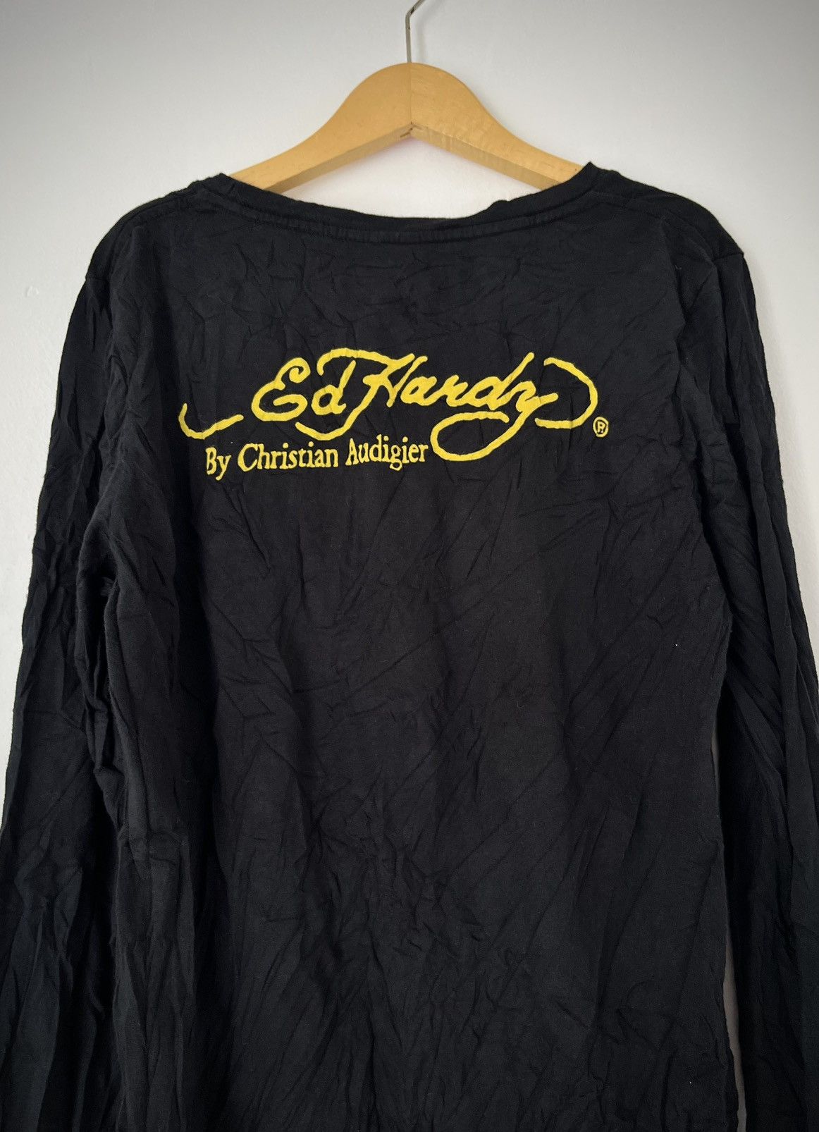 Ed Hardy Ed Hardy Christian Audigier Butterfly Long Sleeve Big Logo Size US M / EU 48-50 / 2 - 3 Thumbnail