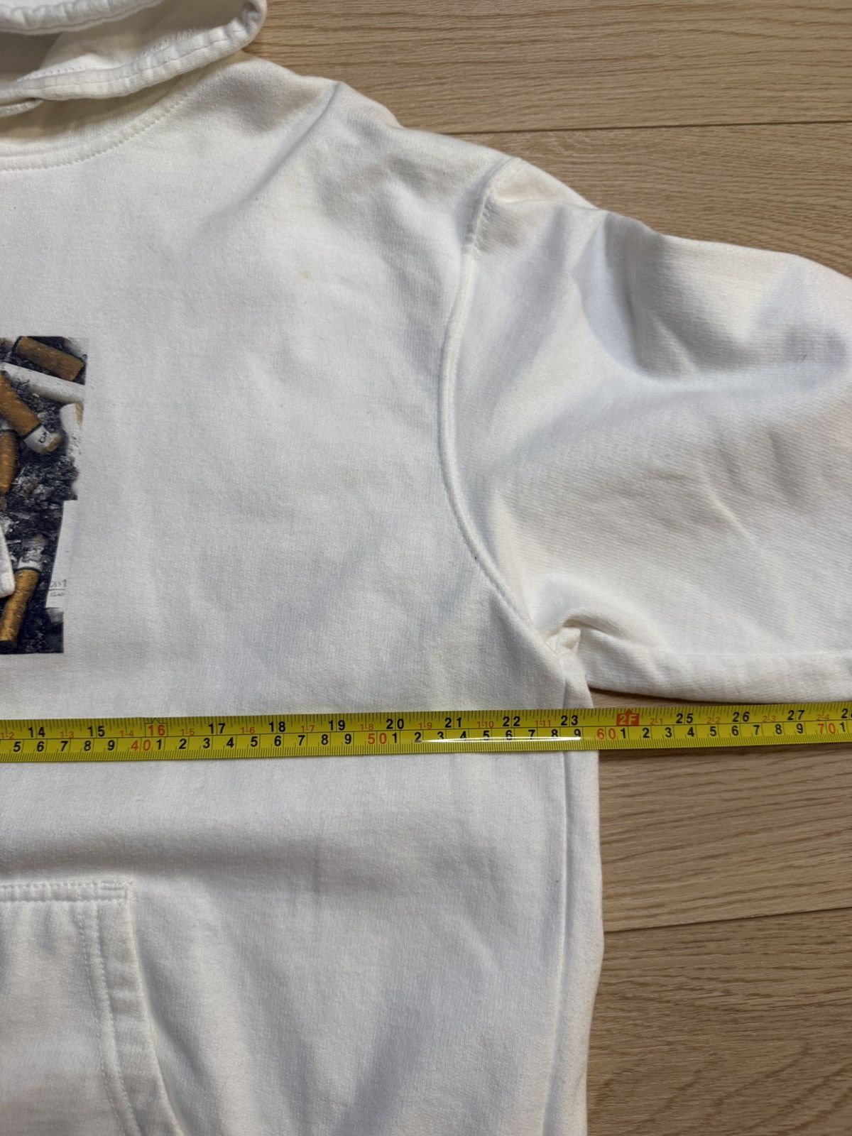 Anti Social Social Club Anti Social Social Club Cigarette White Hoodie Size US L / EU 52-54 / 3 - 4 Thumbnail