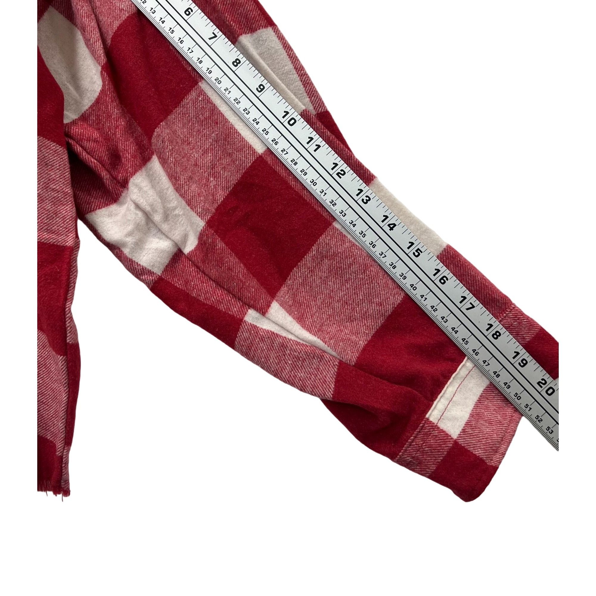Other Rue + - Women's Long Sleeve Plaid Shirt - Red/White - 3X Size 3XL / US 20-22 - 7 Thumbnail