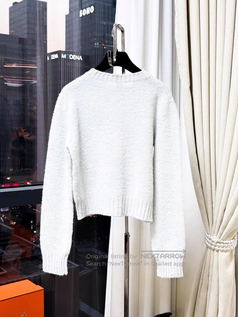 Loewe Loewe Haze Blue Grey Baby Penguin Embroidered Sweater Size S / US 4 / IT 40 - 3 Thumbnail