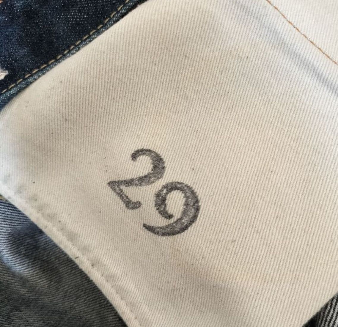 Kapital Dark Wash Indigo Cinch Back Japanese Denim Jeans Size US 29 - 6 Thumbnail
