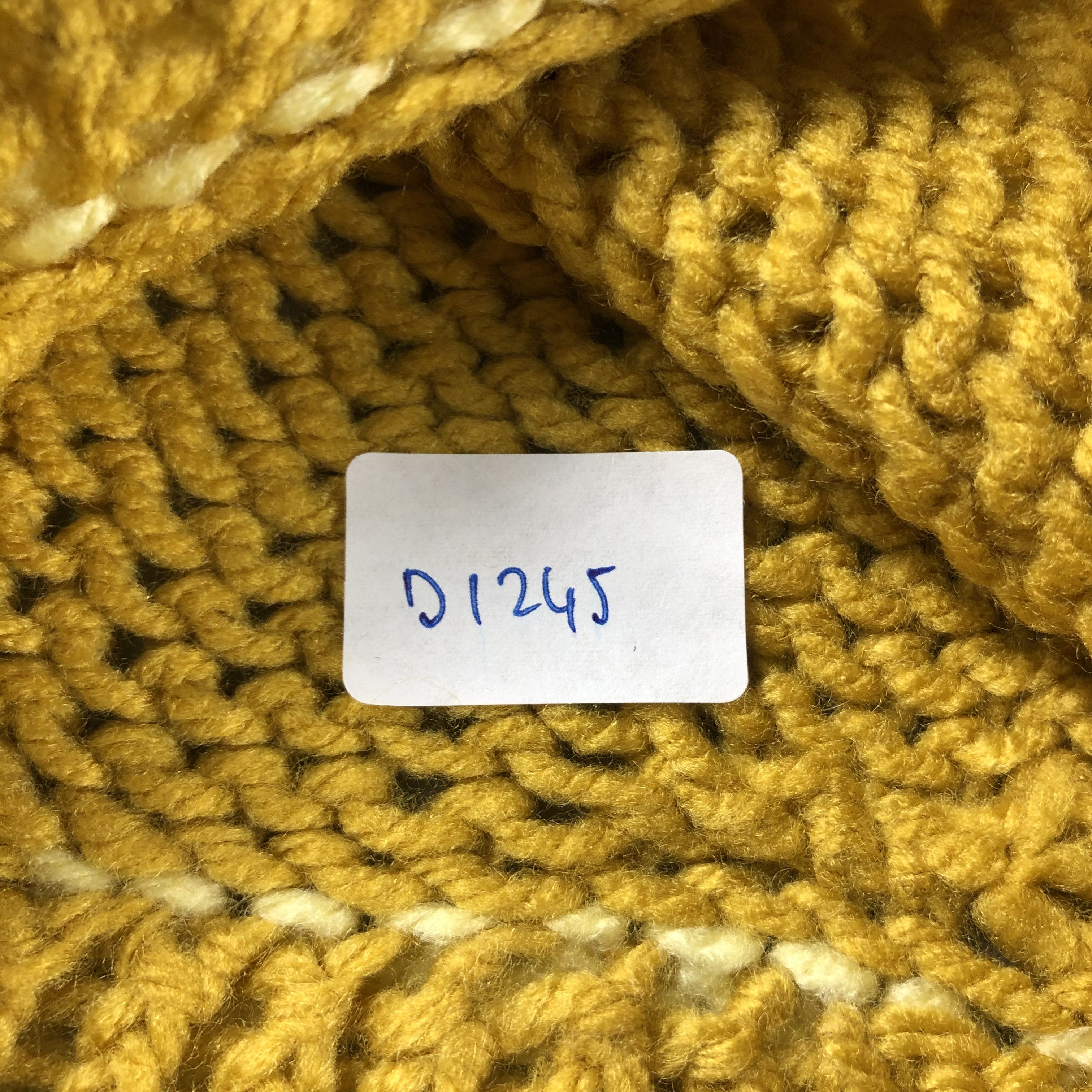Japanese Brand × Vintage Japanese Brand Knit Yellow Slouchy Beanie Snow Cap -D1245 Size ONE SIZE - 5 Thumbnail