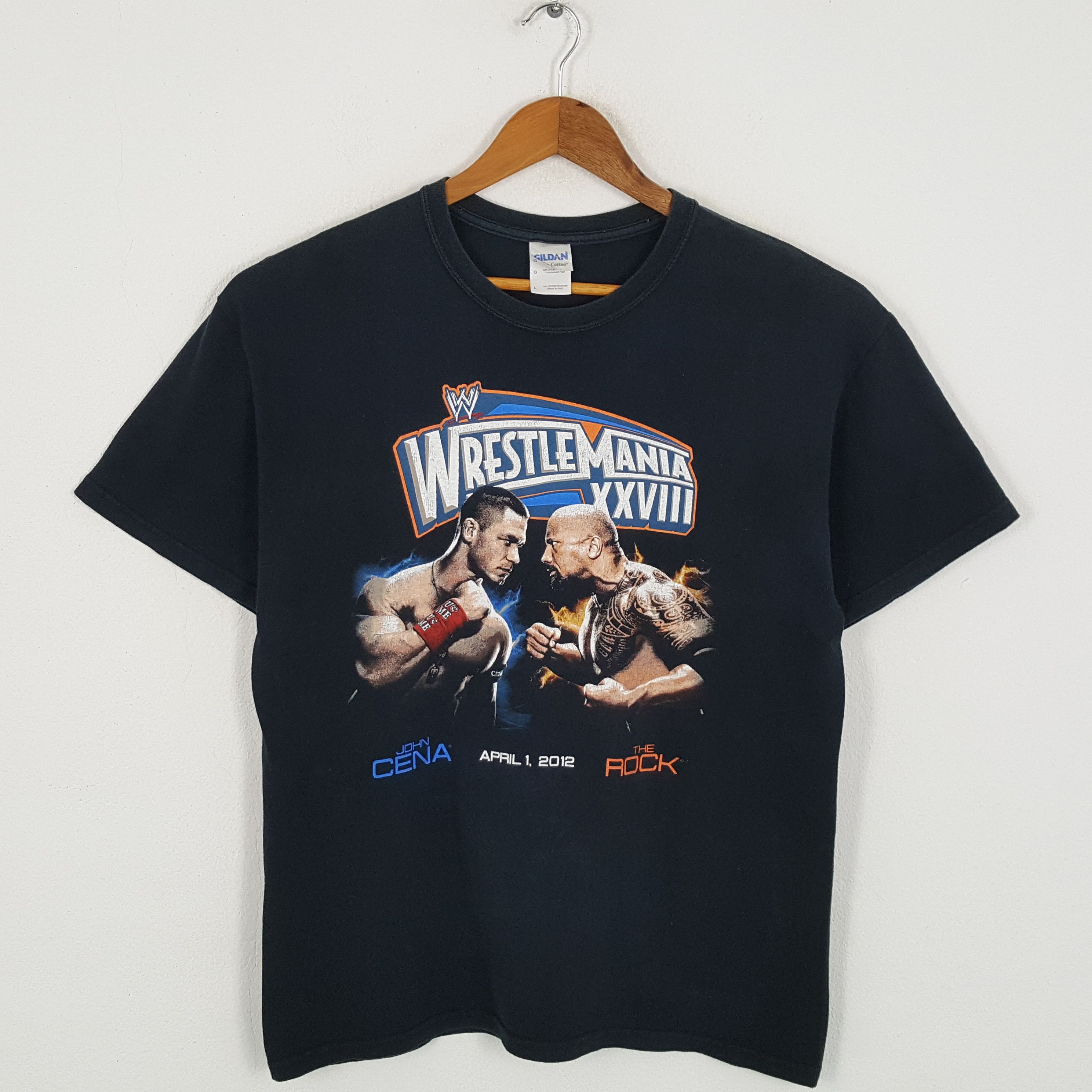 Vintage × WWE Vintage JOHN CENA x THE ROCK WWF American Wrestling T-Shirts Size US L / EU 52-54 / 3 - 1 Thumbnail