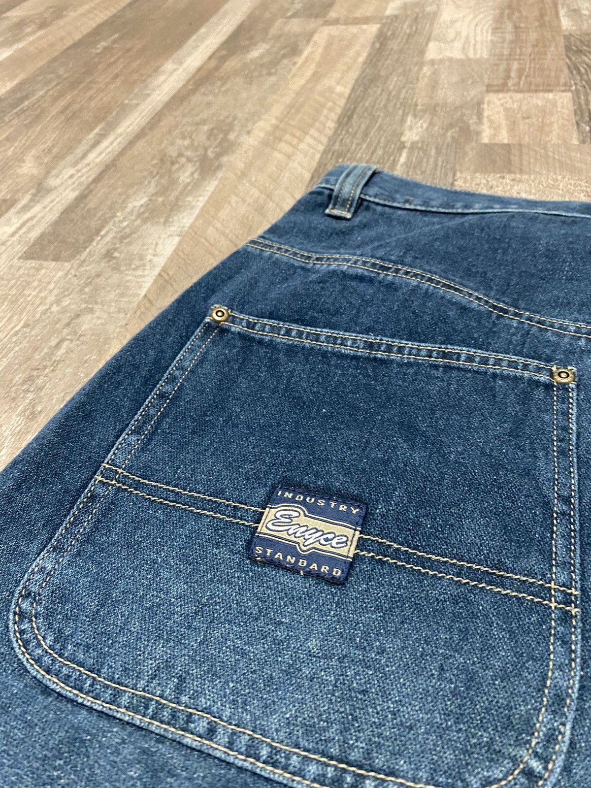 Enyce Vintage Y2K Baggy Enyce Jorts Denim Jean Shorts Carpenter Size US 36 / EU 52 - 9 Thumbnail