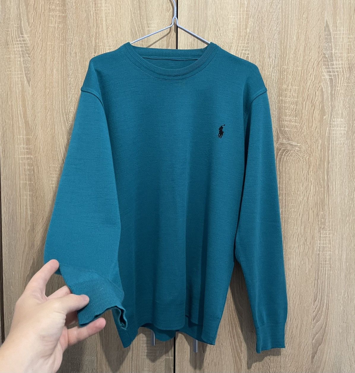 Polo Ralph Lauren Vintage Polo Ralph Lauren Sweater — Mint Green — L/XL Size US L / EU 52-54 / 3 - 1 Thumbnail