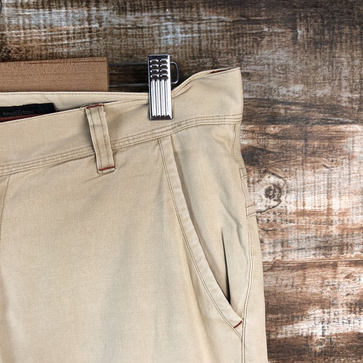 Schlussel DL Schlussel Brown Cargo Multipocket Pants #C215 Size US 31 - 8 Thumbnail