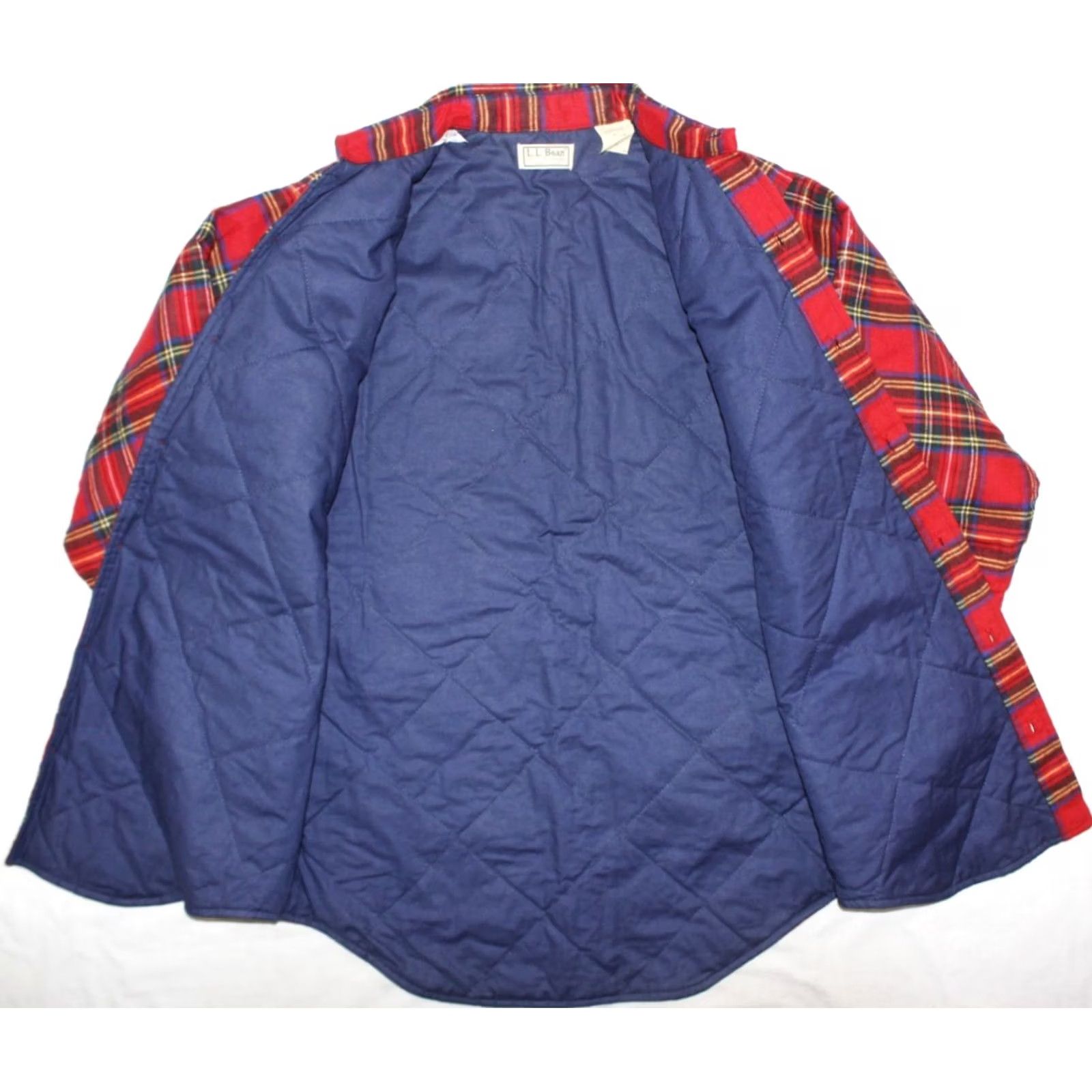 Vintage Vintage L.L. Bean Shirt Mens M Quilt Lined Insulated Flannel Shacket USA Red - A Cool Classic Piece Size US M / EU 48-50 / 2 - 5 Thumbnail