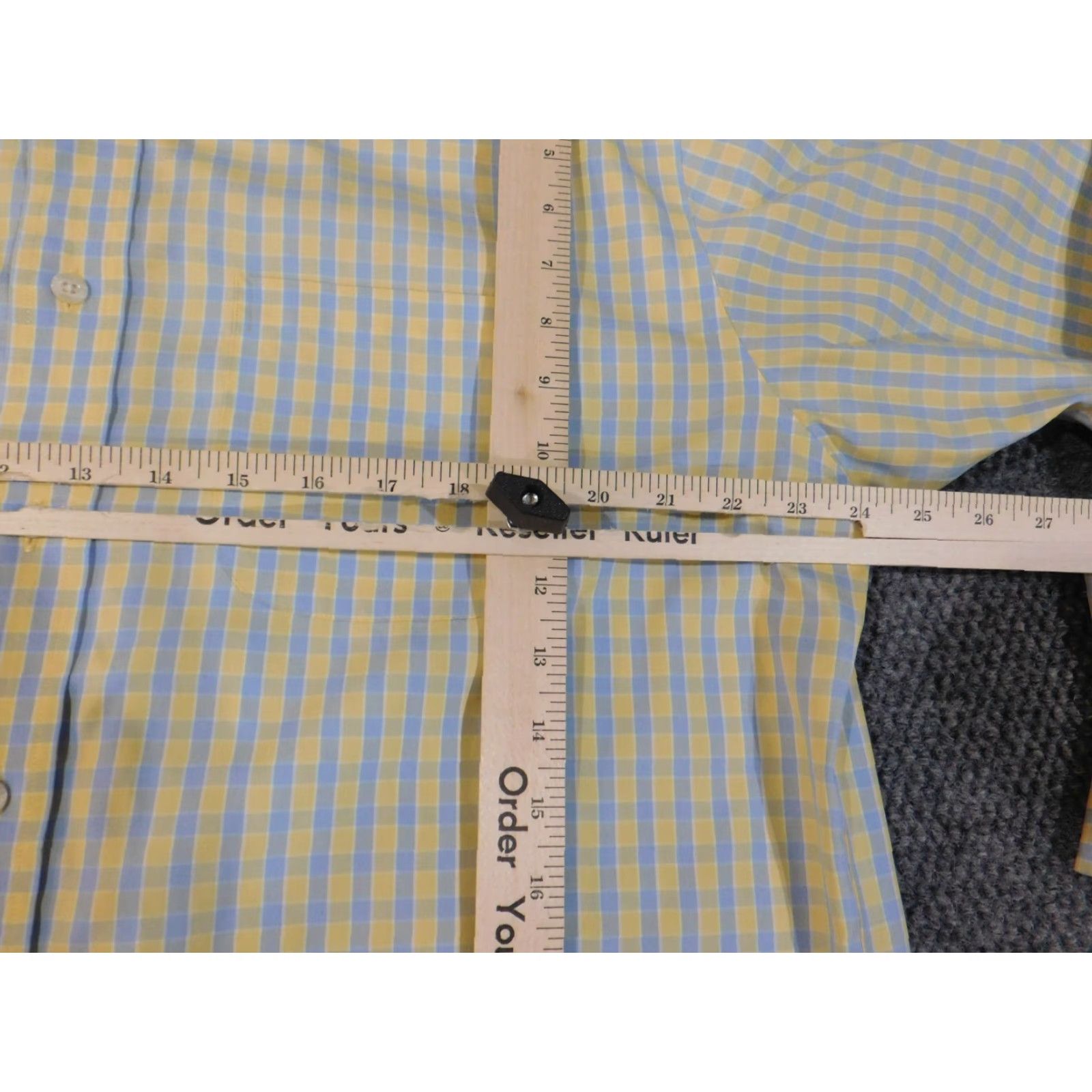 Brooks Brothers Brooks Brothers Shirt L Yellow Plaid Button-Up Long Sleeve Collar-Down Classic Preppy Mens Size US L / EU 52-54 / 3 - 4 Thumbnail