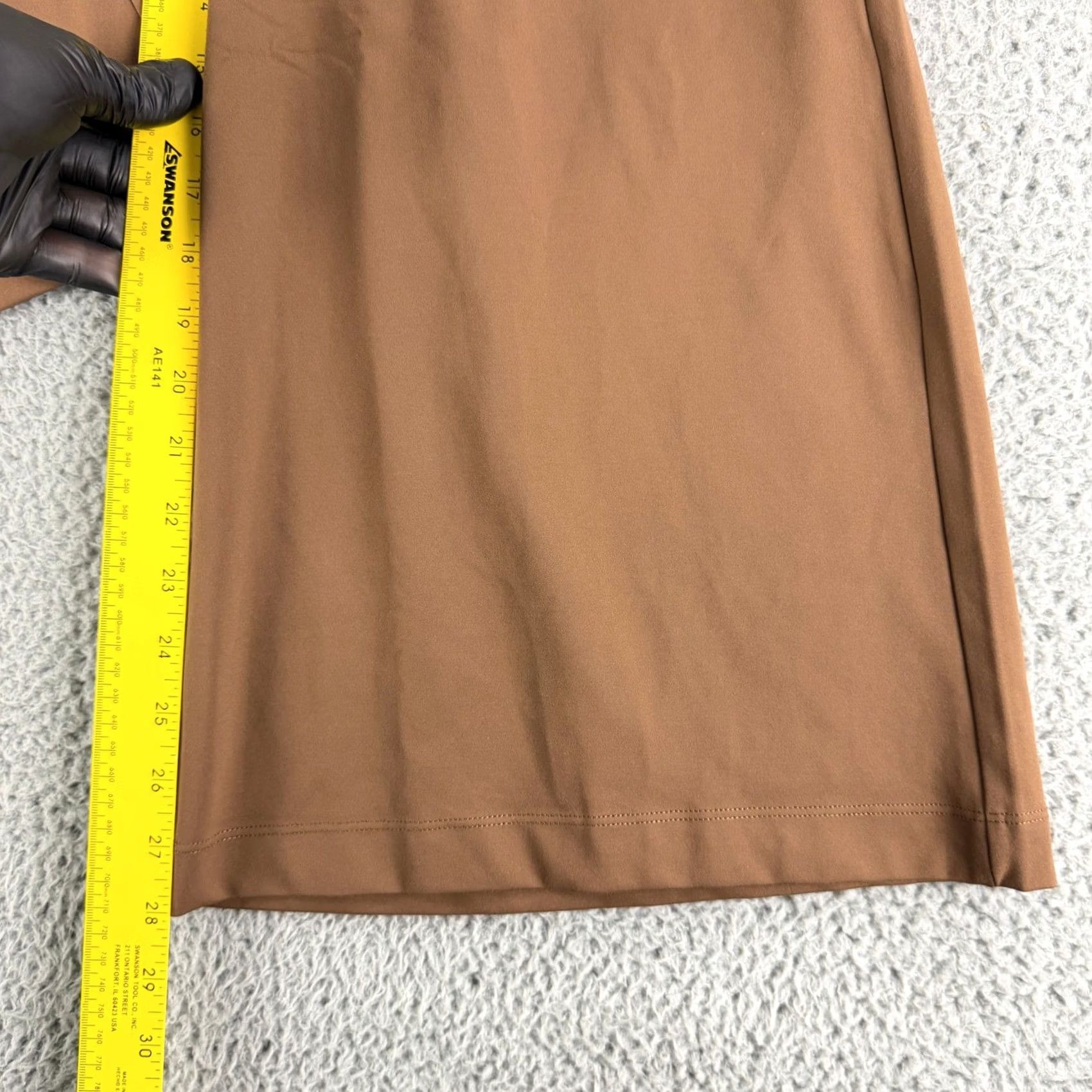 Vintage Halara Wide Leg Pants Women L Brown Pleated High Waisted NWT Size 36" / US 14 / IT 50 - 6 Thumbnail
