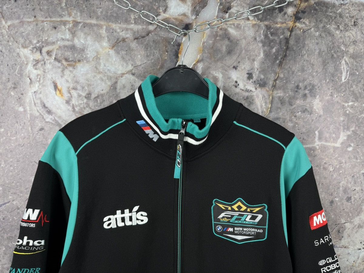 BMW BMW Motorrad Team Racing Jacket Black Green Zip Up Moto GP Size US XXL / EU 58 / 5 - 2 Thumbnail