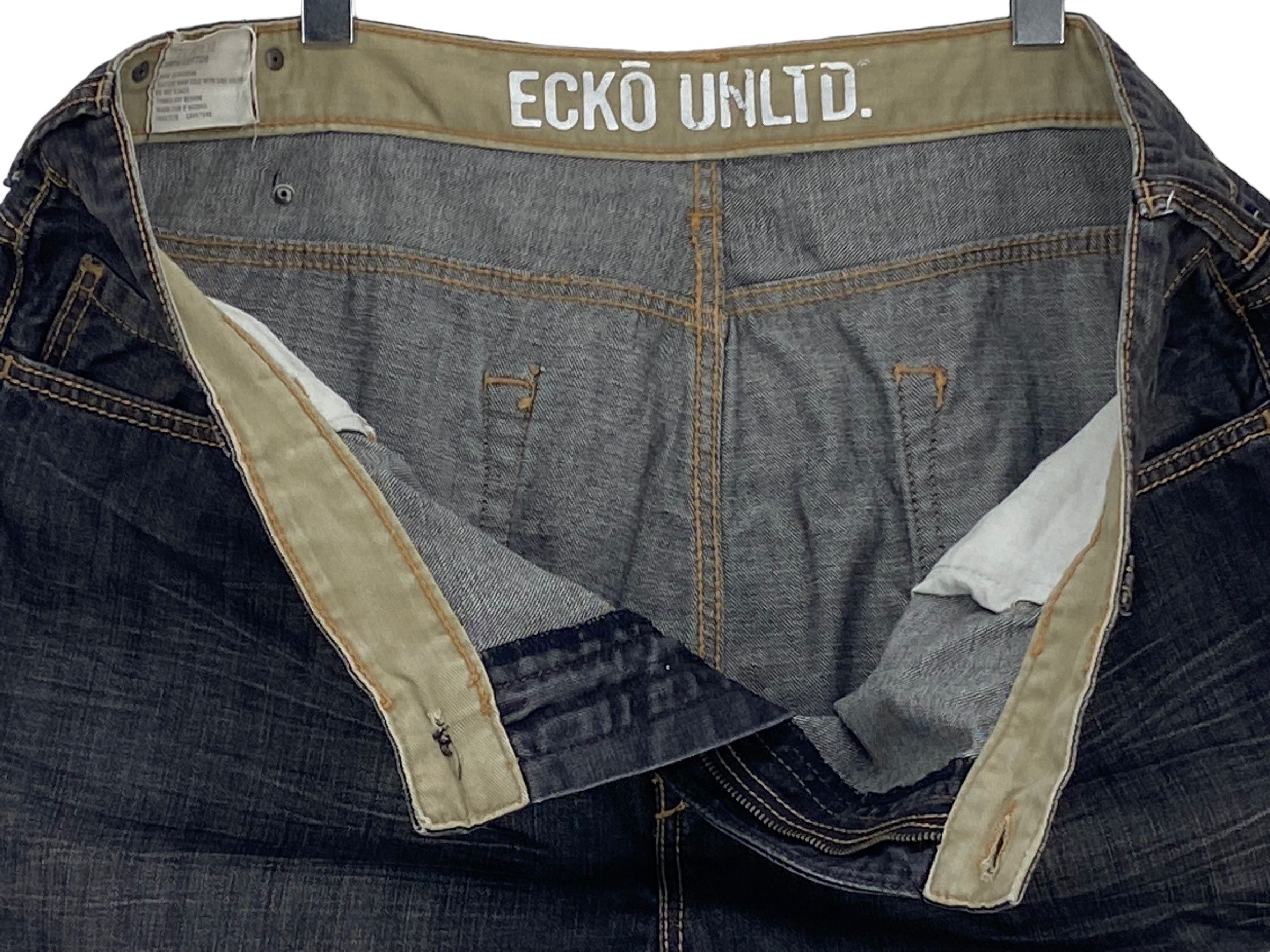 Ecko Unltd. Ecko Unltd Baggy Denim Jeans Hip Hop Skateboard Size US 42 / EU 58 - 7 Thumbnail