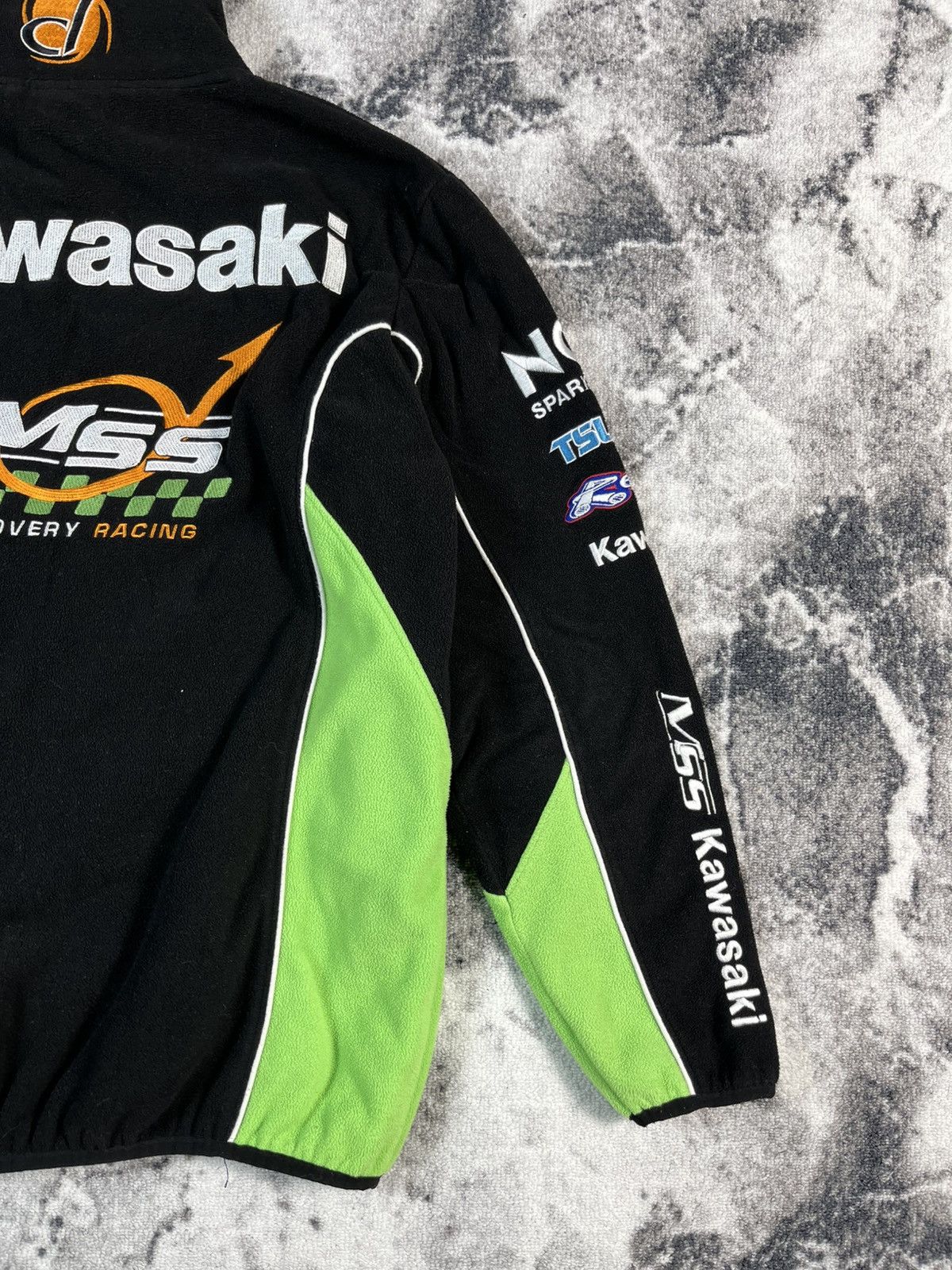 Other Vintage Kawasaki MSS Racing Fleece Jacket Y2K Size US S / EU 44-46 / 1 - 11 Thumbnail
