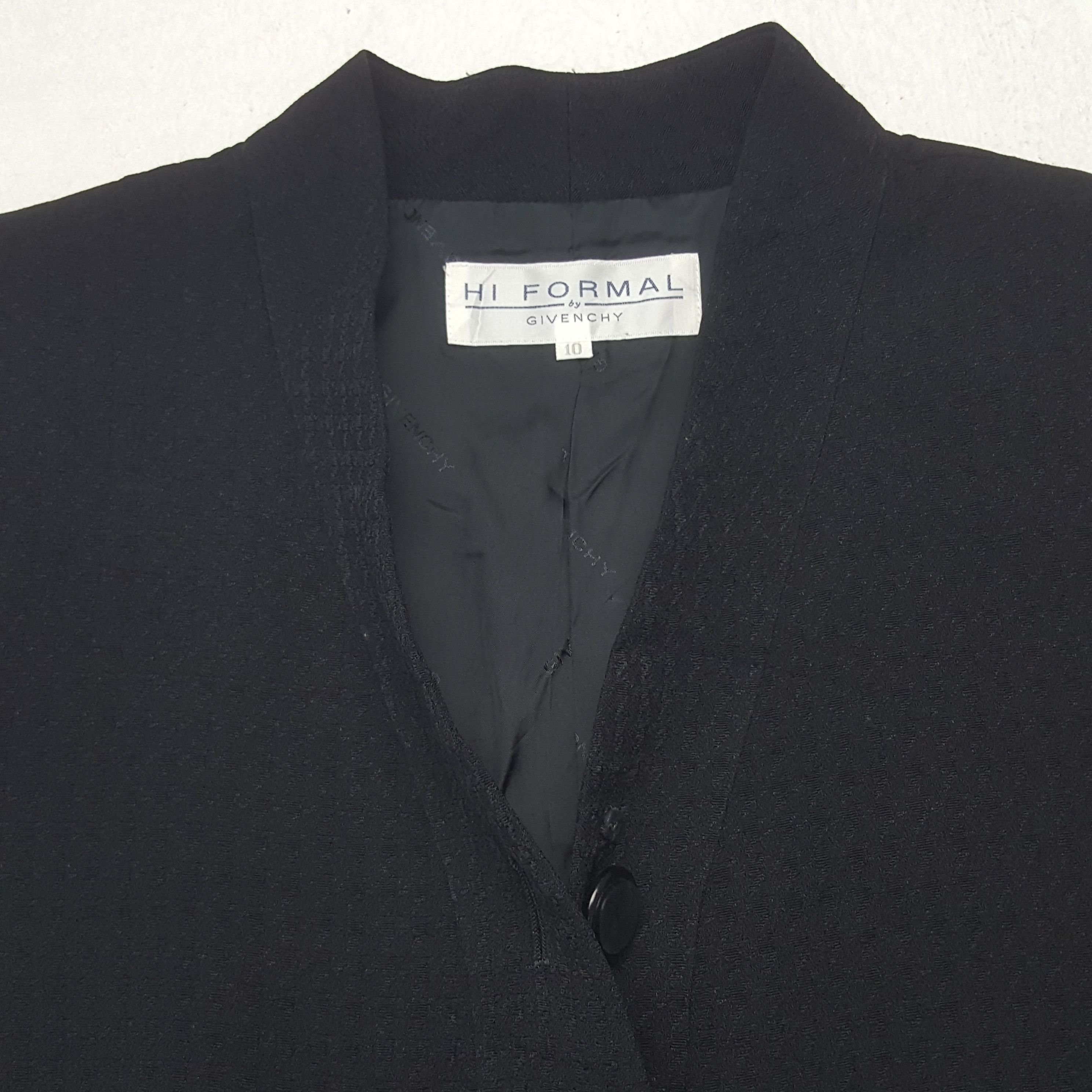 Givenchy × Vintage Vintage Hi Formal by Givenchy Blazer Cost Jacket Size XS / US 0-2 / IT 36-38 - 5 Thumbnail