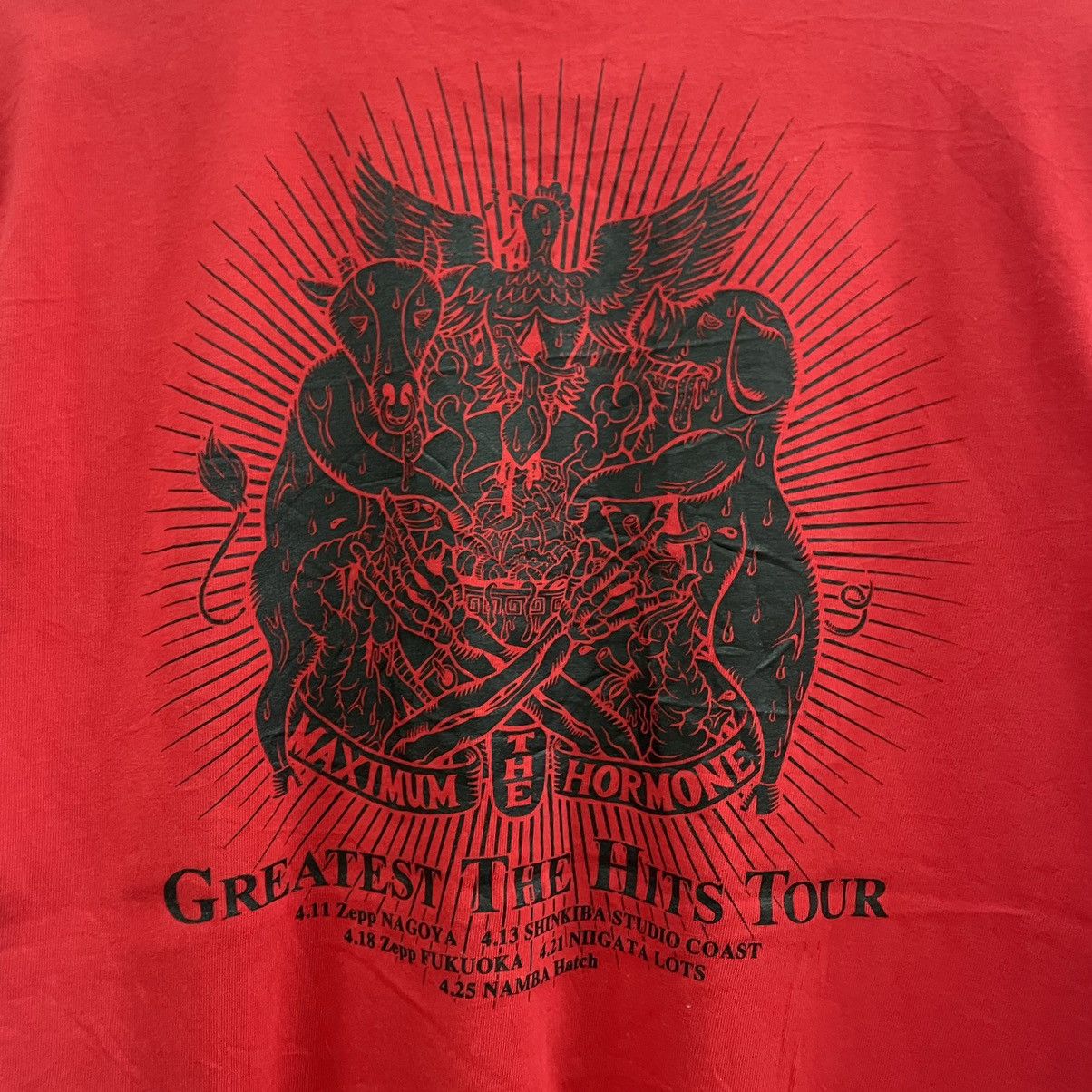 Band Tees × Vintage 🔥🇯🇵Y2K Maximum The Hormone Hardcore Punk Greatest Hits Tee Size US M / EU 48-50 / 2 - 4 Thumbnail