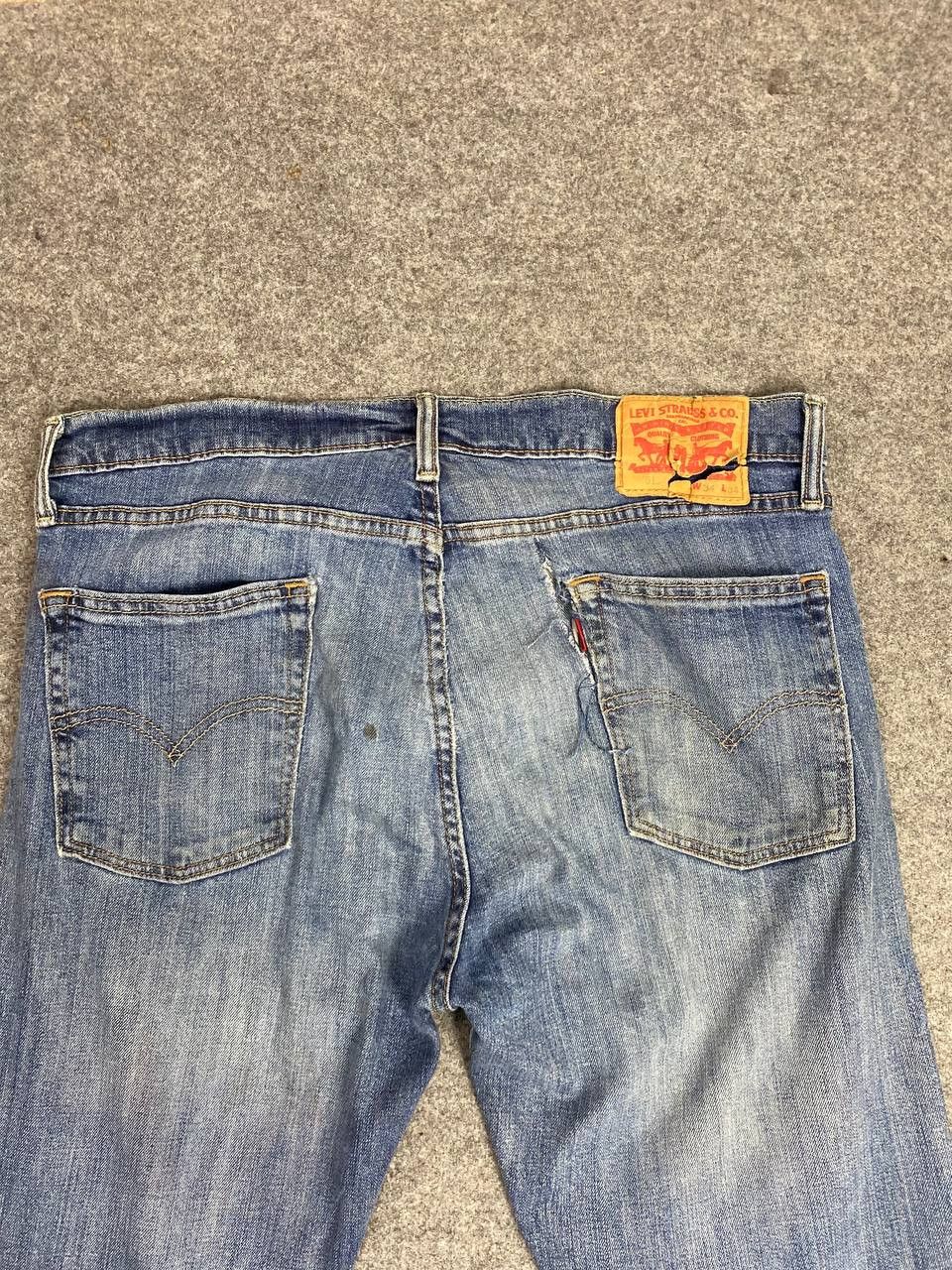 Levi's levis 513 distressed denim nice design Size US 36 / EU 52 - 3 Thumbnail