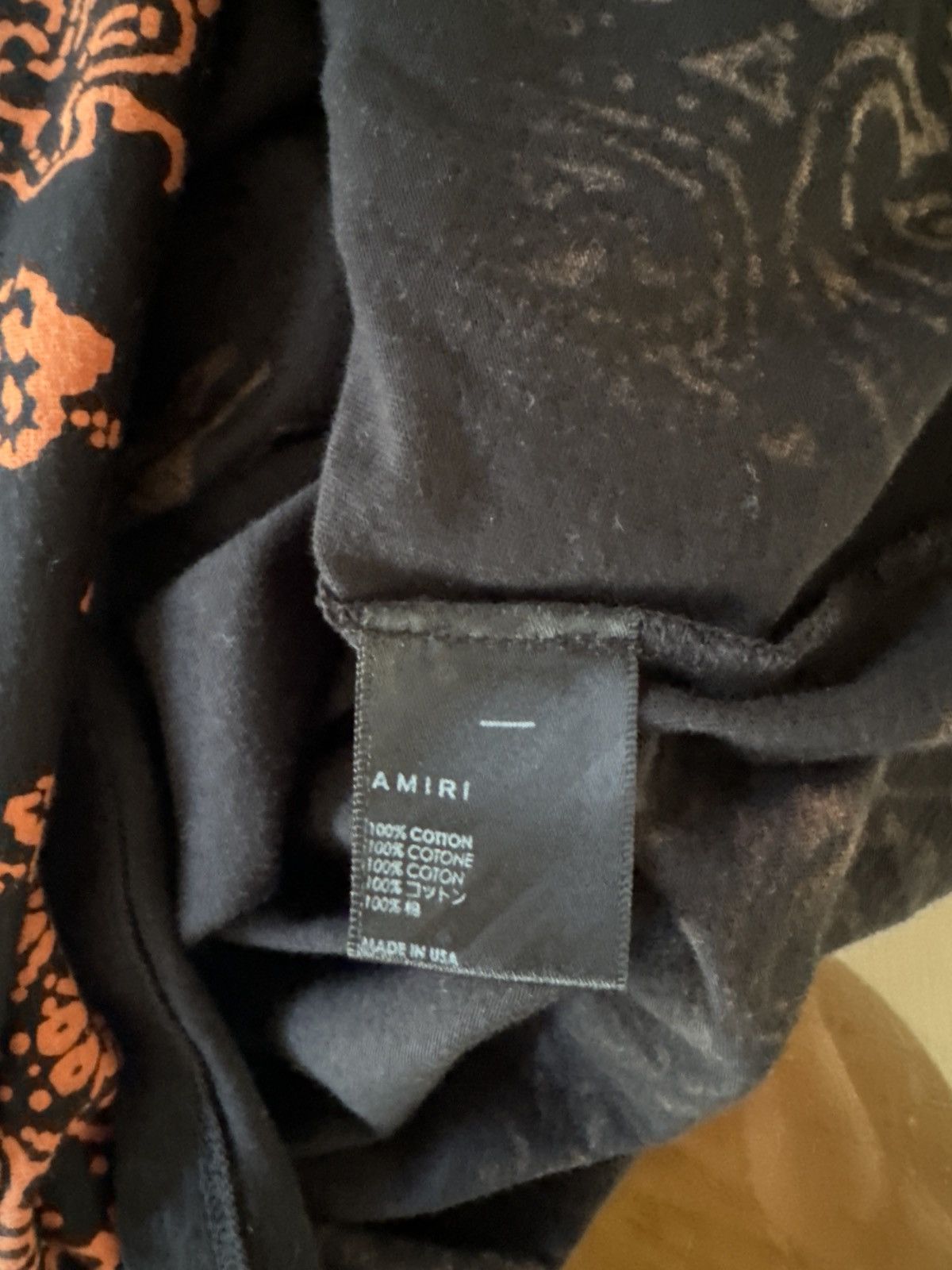 Amiri AMIRI Bandana Bleach Tee Size US L / EU 52-54 / 3 - 3 Thumbnail