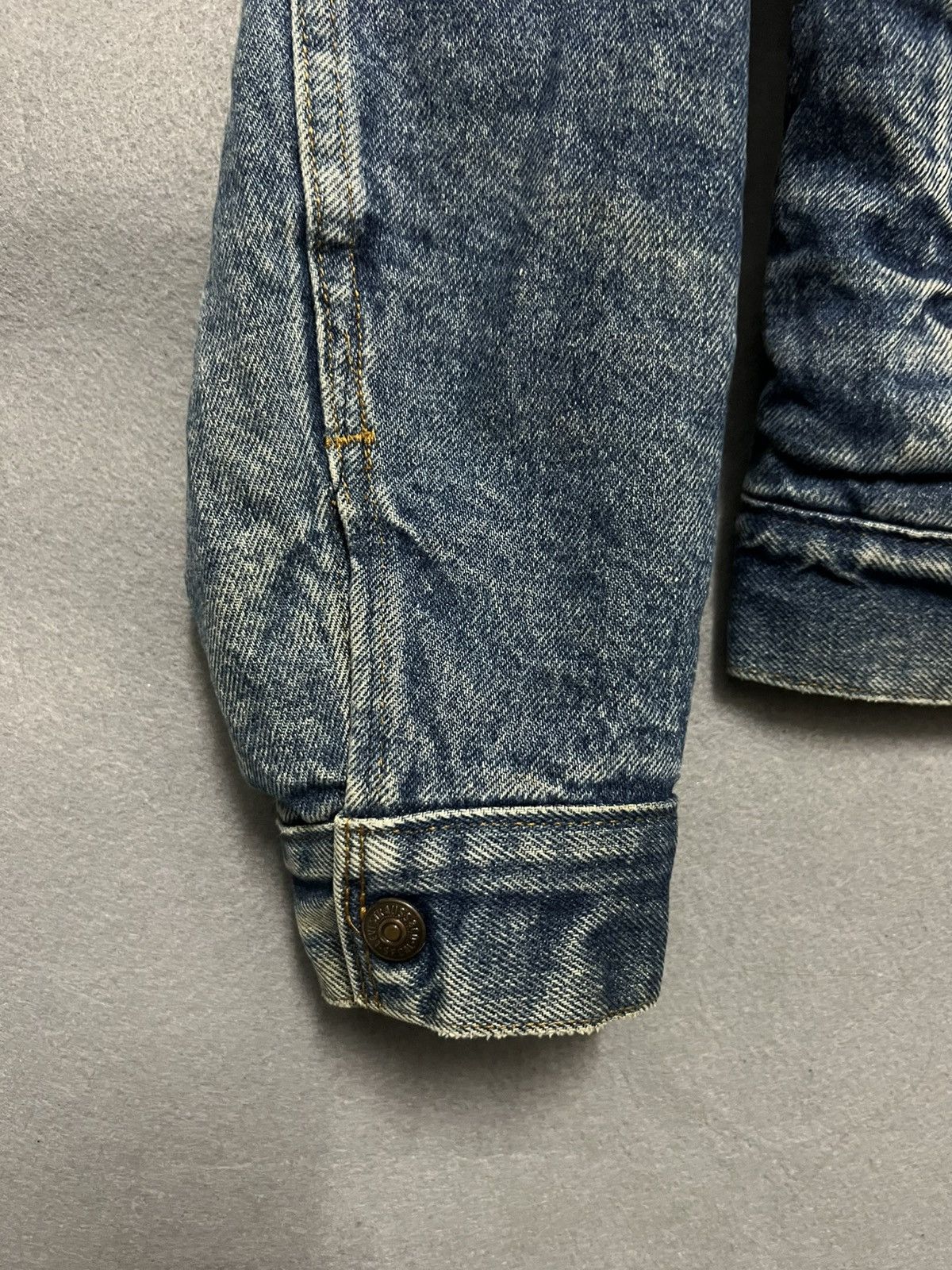 Levi's Vintage 80s Levi's Sherpa Trucker Jacket Size US XXS / EU 40 - 5 Thumbnail