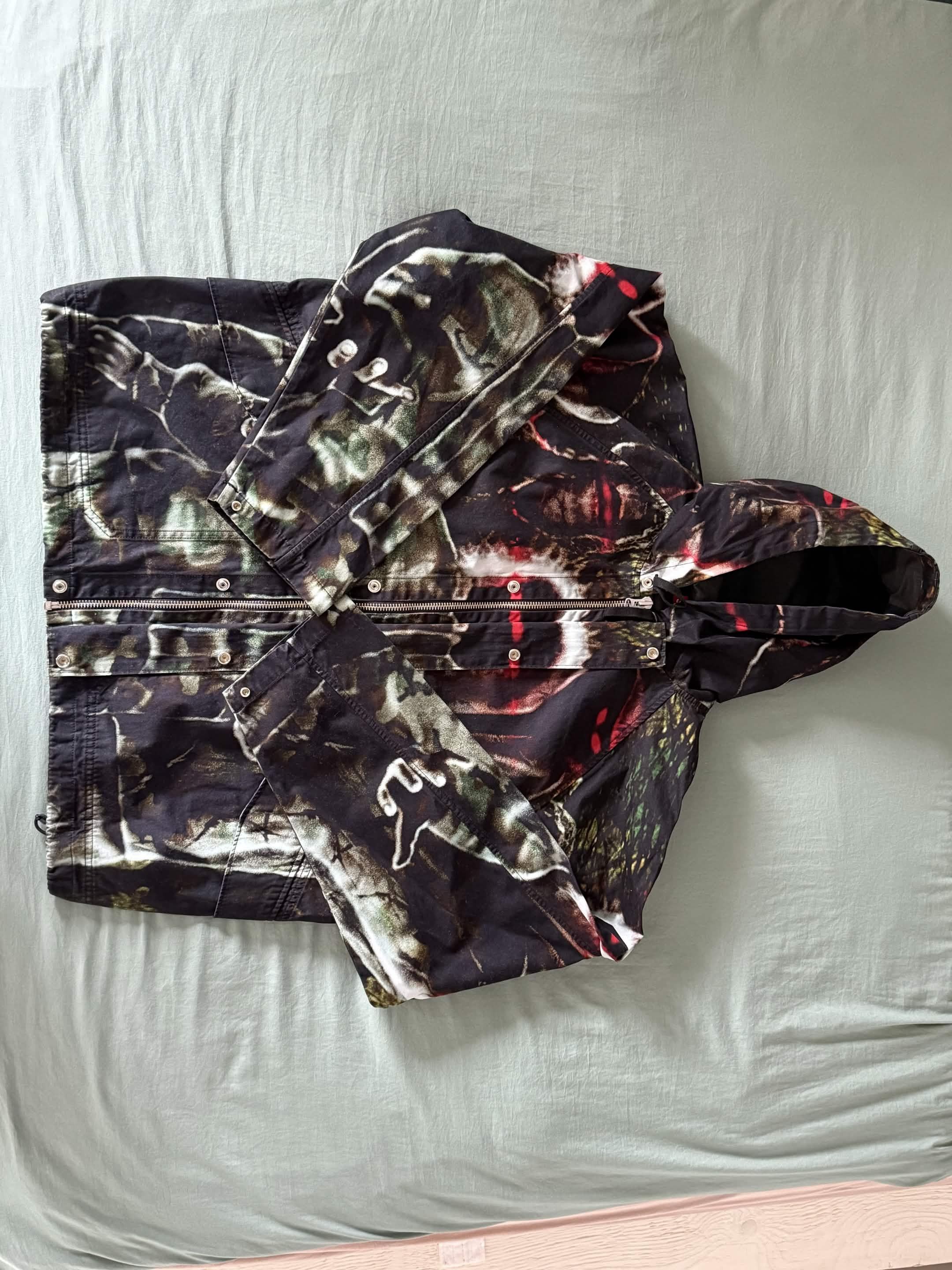 Supreme Supreme Hooded Raglan Jacket Art Dealer Camo/Shadows Size US XL / EU 56 / 4 - 6 Thumbnail