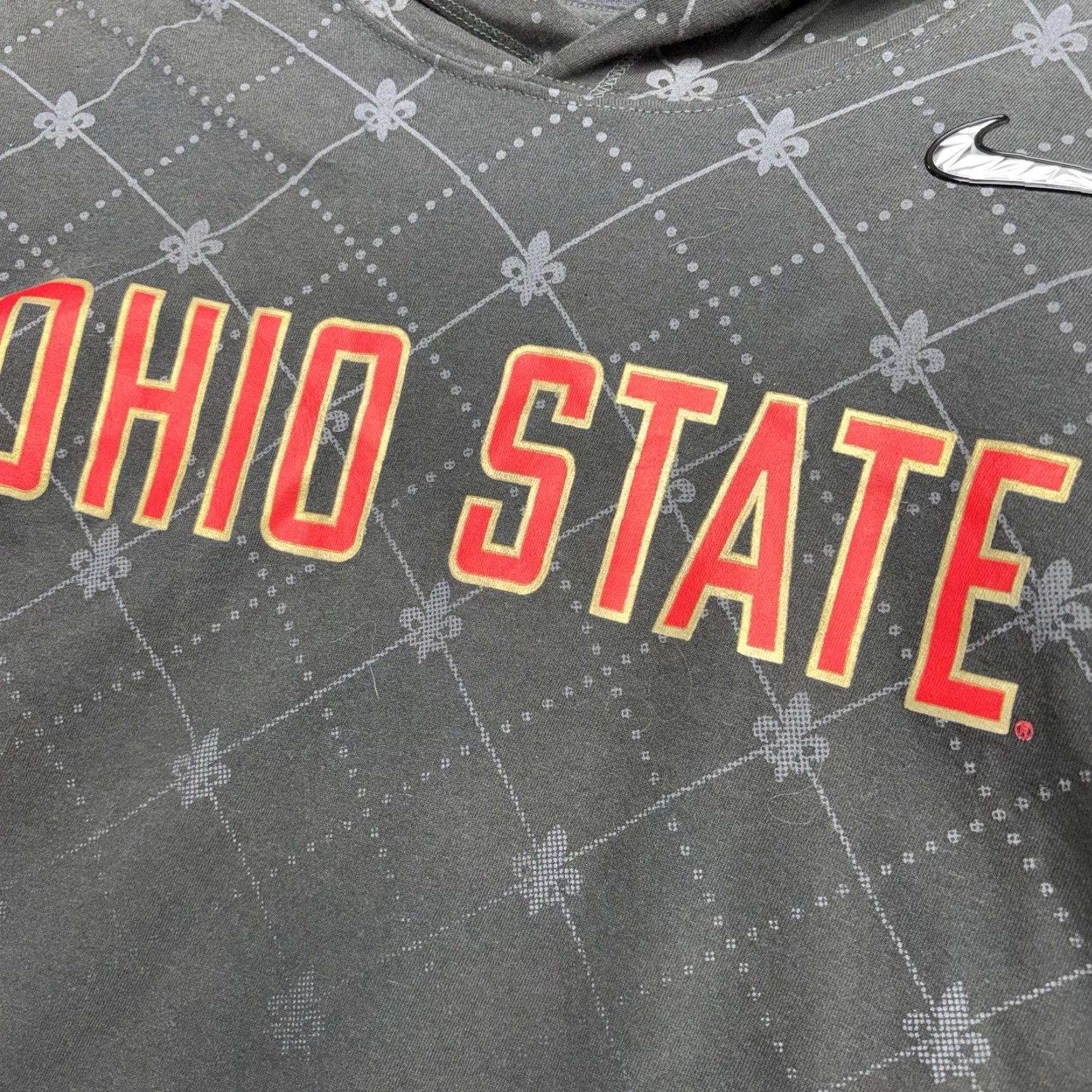 Nike Nike Shirt Mens Dri-FIT Hoodie Long Sleeve Football Gray MD Size US M / EU 48-50 / 2 - 5 Thumbnail