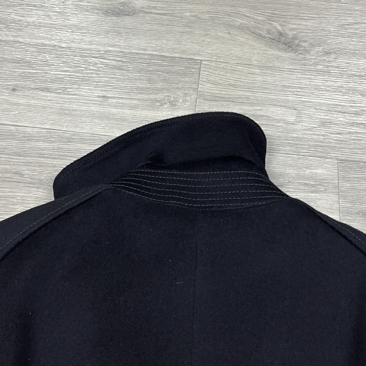 Aquascutum Aquascutum Black Double Breasted Wool Peacoat Jacket Size XL / US 12-14 / IT 48-50 - 11 Thumbnail