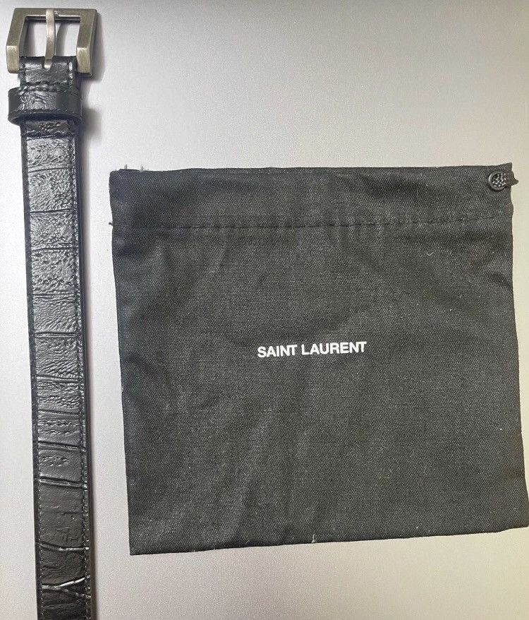 Saint Laurent Paris × Yves Saint Laurent Saint Laurent Embossed Belt Size ONE SIZE - 3 Thumbnail
