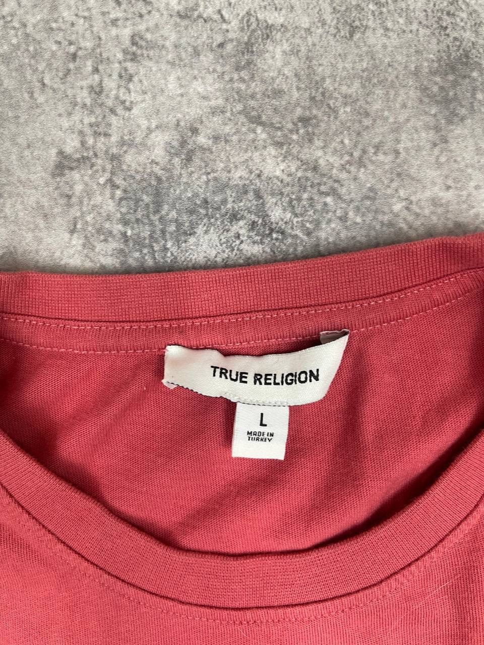 True Religion True Religion Men Cotton T-Shirt Red Size L Size US L / EU 52-54 / 3 - 4 Thumbnail