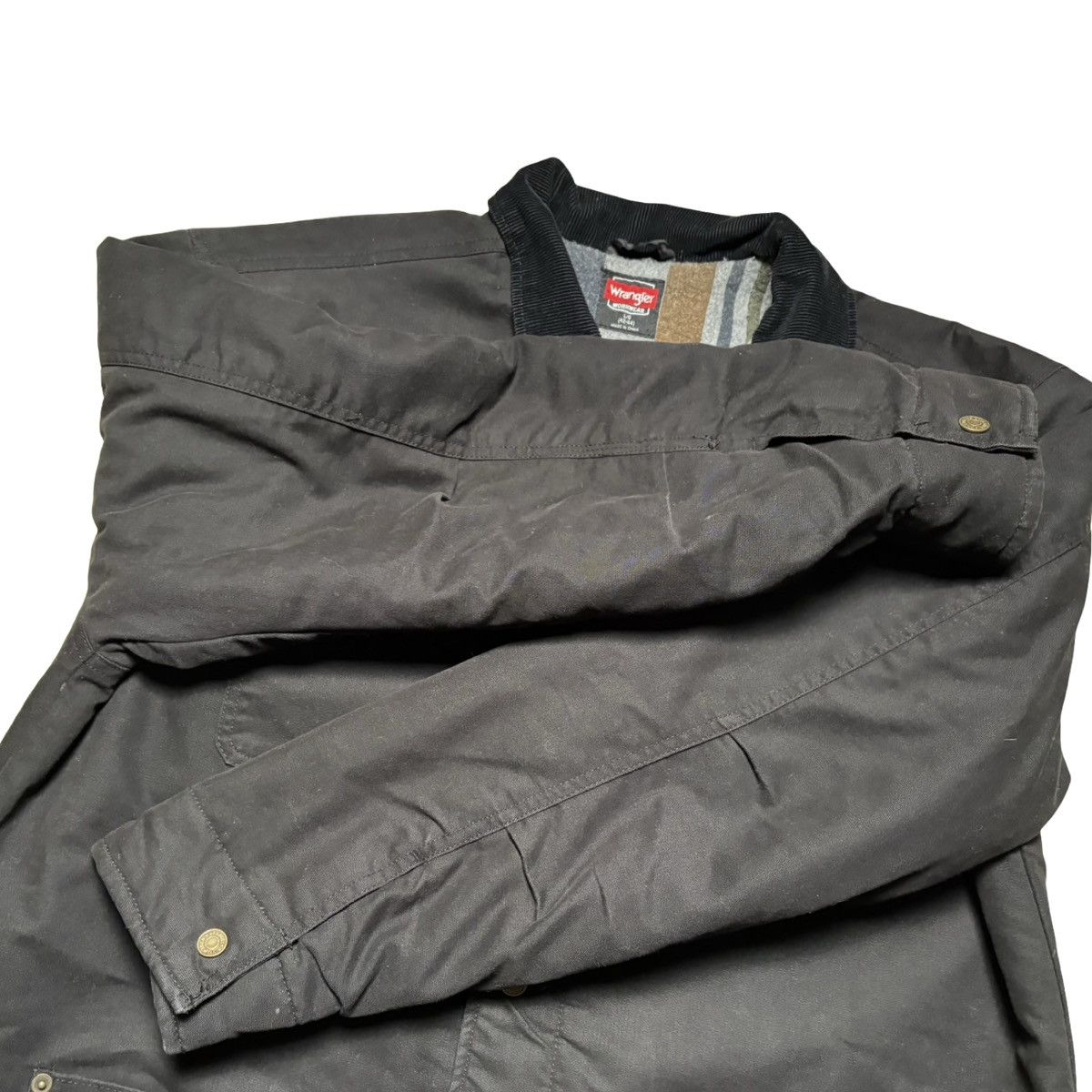 Wrangler Wrangler Chore Field Jacket Black Blanket Lined Snap Up Size US L / EU 52-54 / 3 - 8 Thumbnail