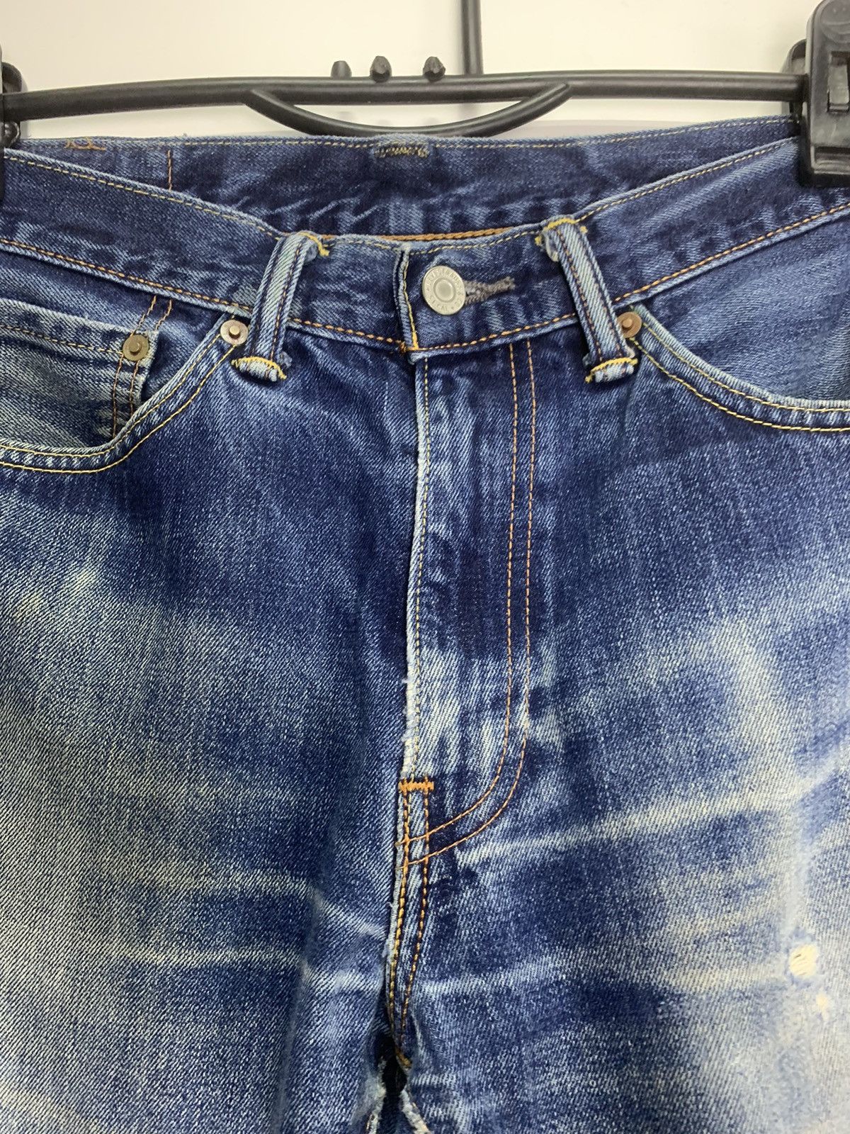 Levi's Vintage 505 Levi’s Distress Denim Size US 31 - 8 Thumbnail