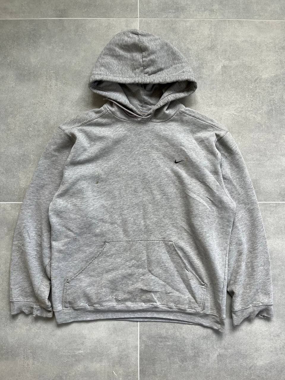 Nike Nike Vintage Thrashed Grey Hoodie Size US L / EU 52-54 / 3 - 1 Thumbnail