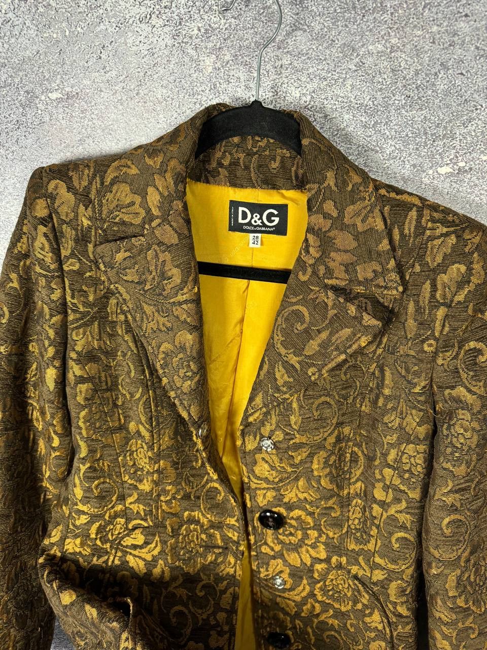 Dolce & Gabbana × Vintage Vintage Dolce Gabbana Retro Paisley Print Woman Coat 28/42sz Size M / US 6-8 / IT 42-44 - 23 Thumbnail