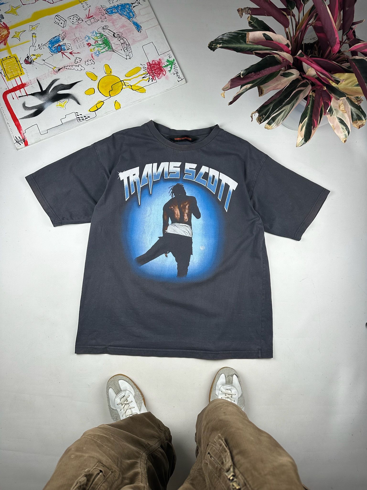 Marino Morwood 2019 Marino Morwood Travis Scott DBR Rap Tee Shirt Size US XXL / EU 58 / 5 - 5 Thumbnail