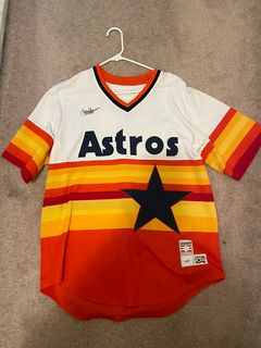 Vintage Houston Astros Embroidered Pin Striped Jersey #6 XL