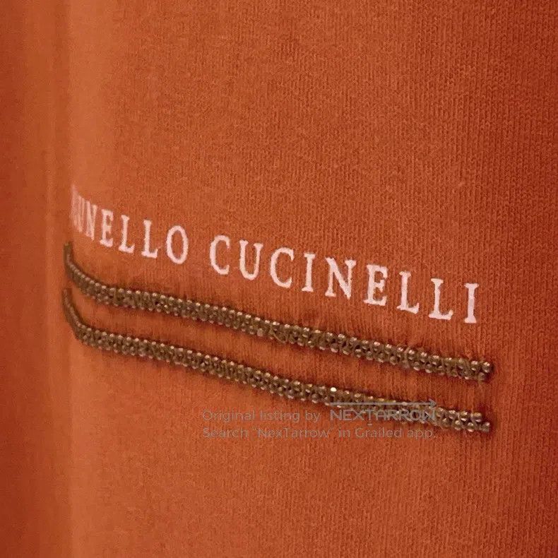Brunello Cucinelli Brunello Cucinelli Beaded Decoration Handwritten Lettering Size S / US 4 / IT 40 - 6 Thumbnail