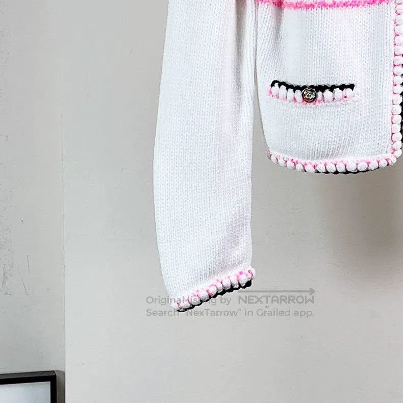 Chanel Chanel 24S colourful striped knitted cardigan coat Size XXS / US 00 / IT 34 - 5 Thumbnail