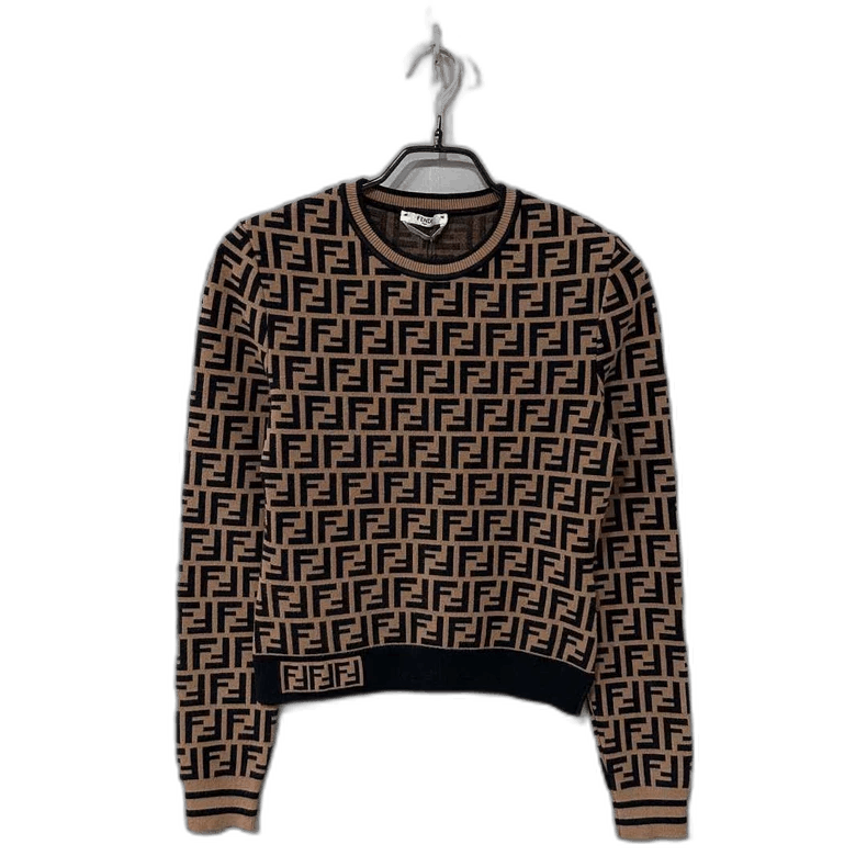 Fendi Knit Long Sleeve Top