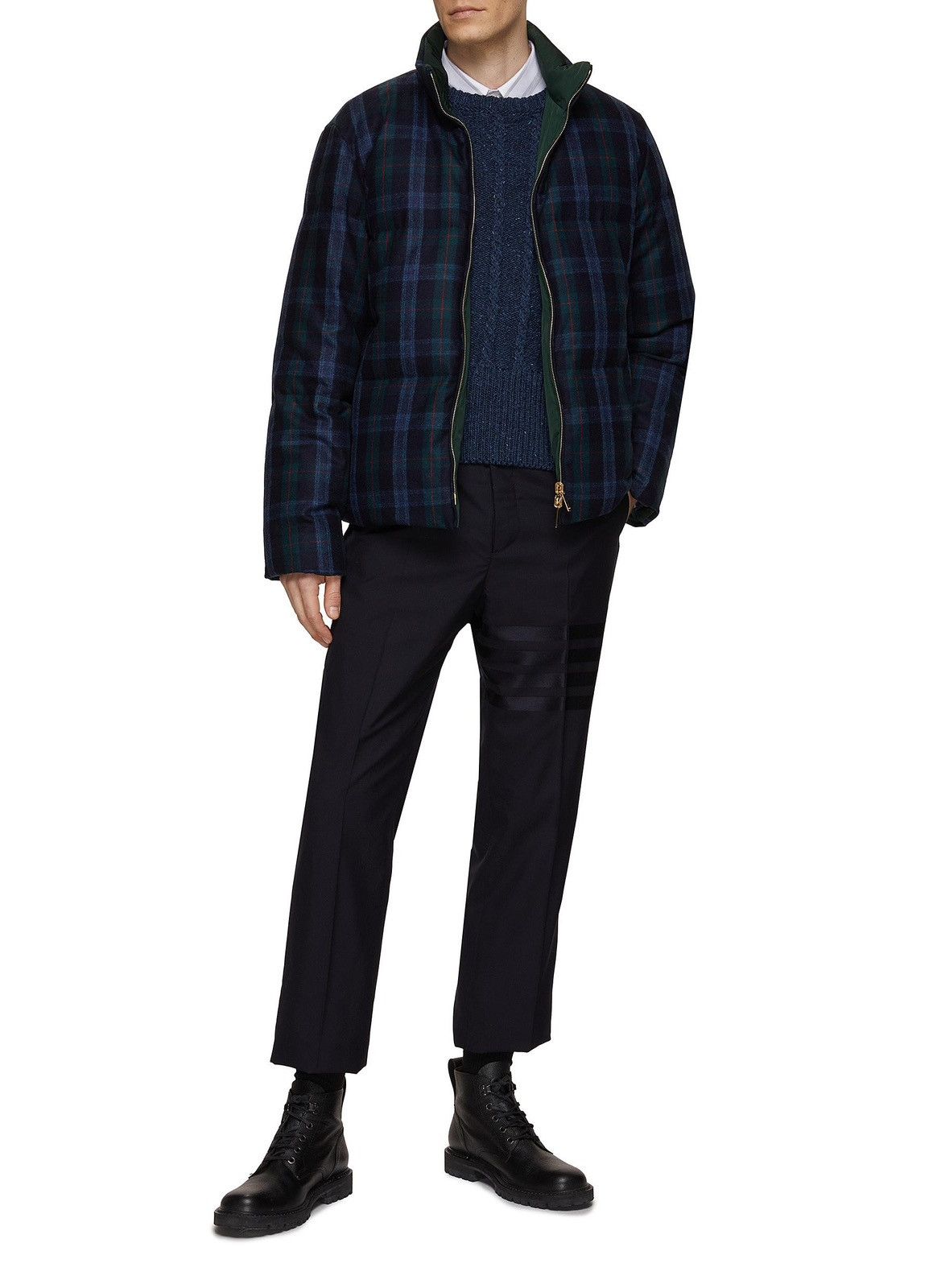 Thom Browne Thom Browne Reversible Zip-Up Down Jacket Size US M / EU 48-50 / 2 - 2 Thumbnail