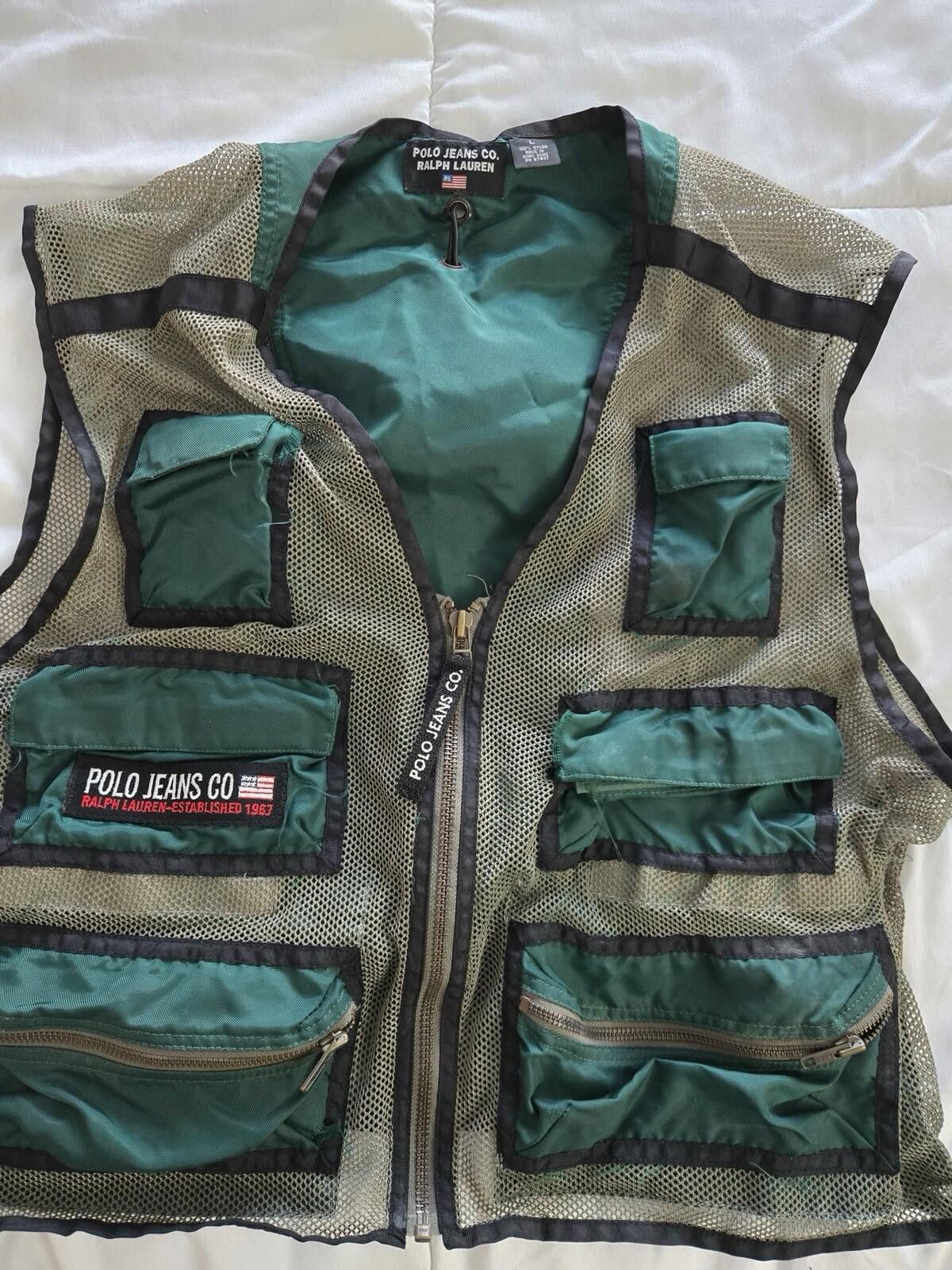 Polo Jeans Ralph Lauren Vest Green Large