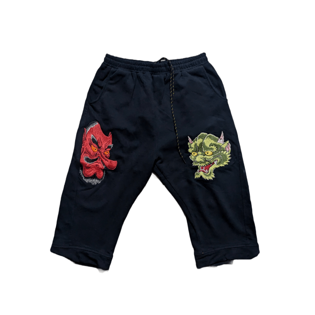 Evisu EVISU GENES EMBROIDERED DIACOCK SHORTS Size 30" / US 8 / IT 44 - 1 Thumbnail