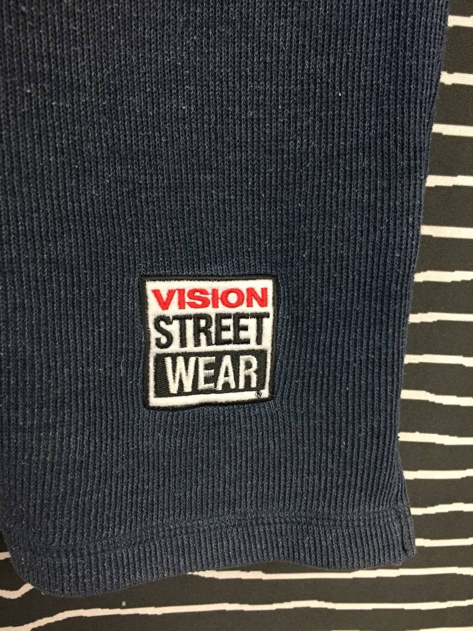 Vision Streetwear Vtg 80s Vision Streetwear Skate Logo Waffle Knit Thermal Tee Size US XL / EU 56 / 4 - 4 Thumbnail