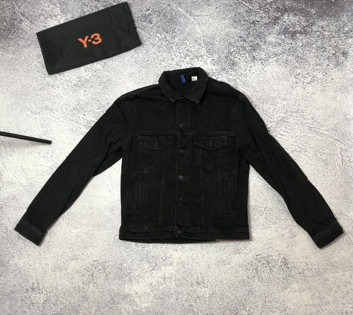 Band Tees × Japanese Brand Men’s denim jacket big print size S y2k street casual Size US S / EU 44-46 / 1 - 2 Thumbnail