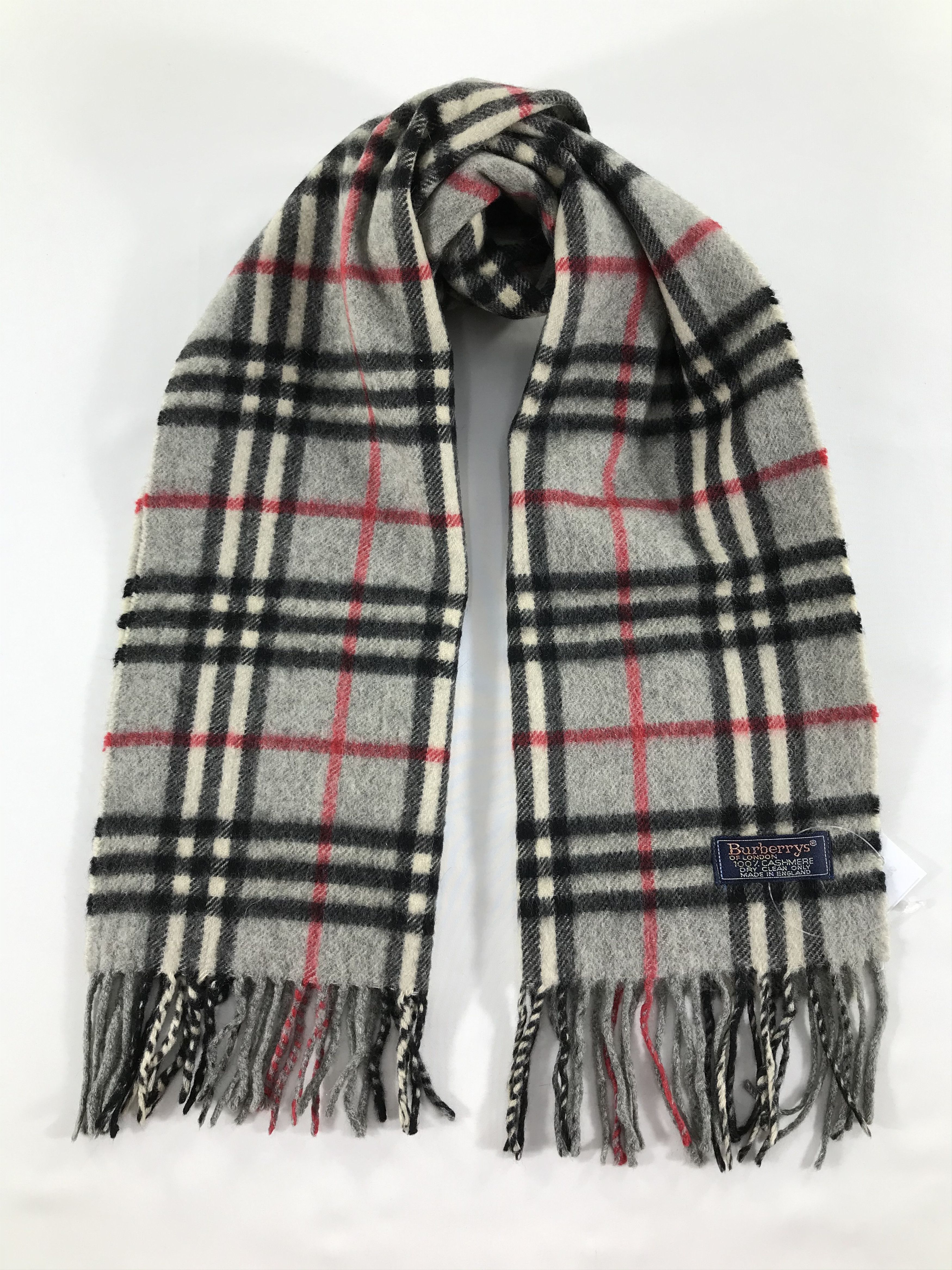 Burberry Vintage Burberry Scarf/Muffler/Neckwear MF1396 Size ONE SIZE - 1 Thumbnail