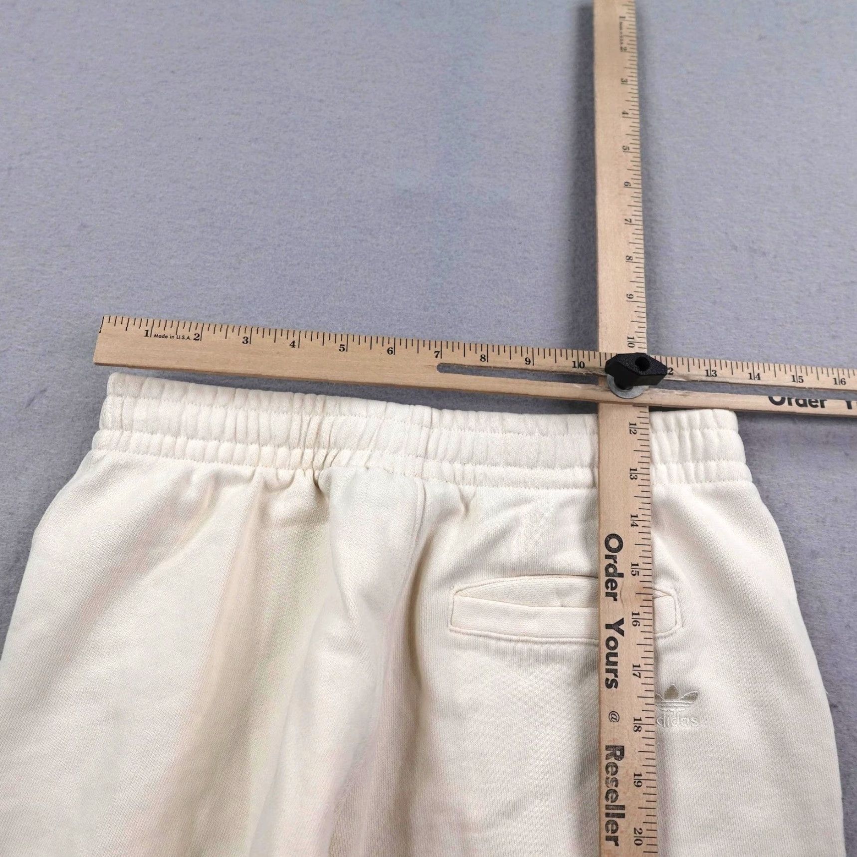 Adidas Adidas Pharrell Williams Humanrace Shorts Mens XS Beige Cotton Solid Gym Activewear Size US 27 - 6 Thumbnail