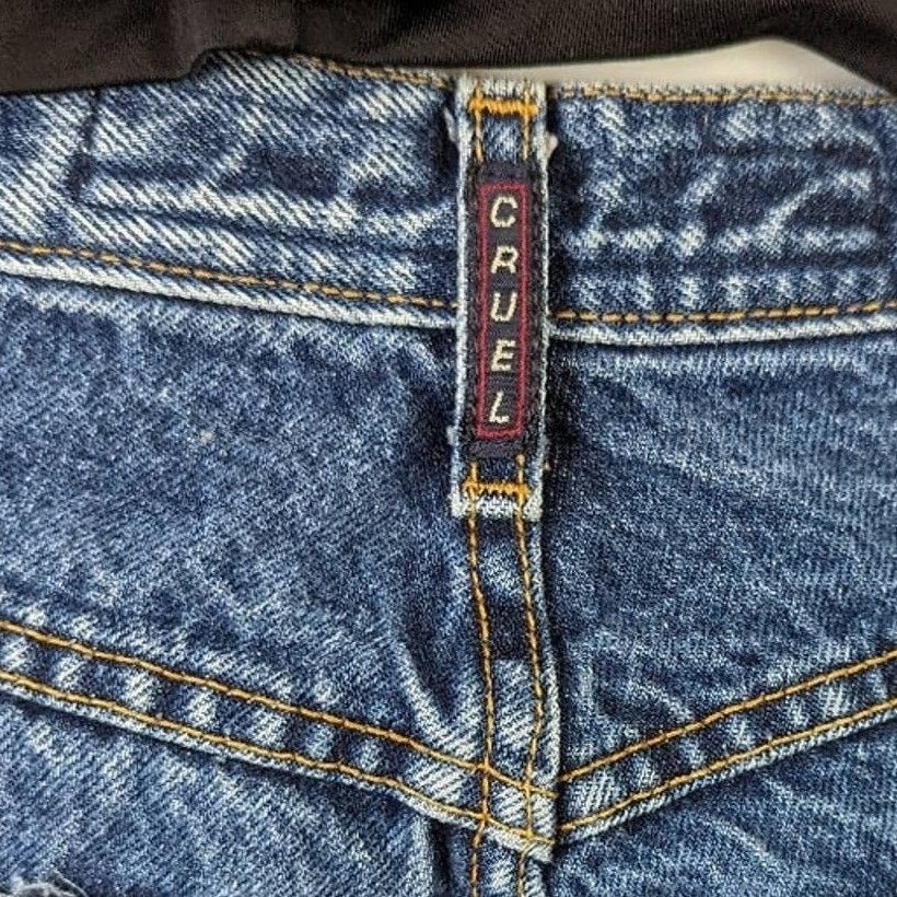 Vintage Vintage 90s Blue Jeans by Cruel Girl - 9 Size 29" - 11 Thumbnail