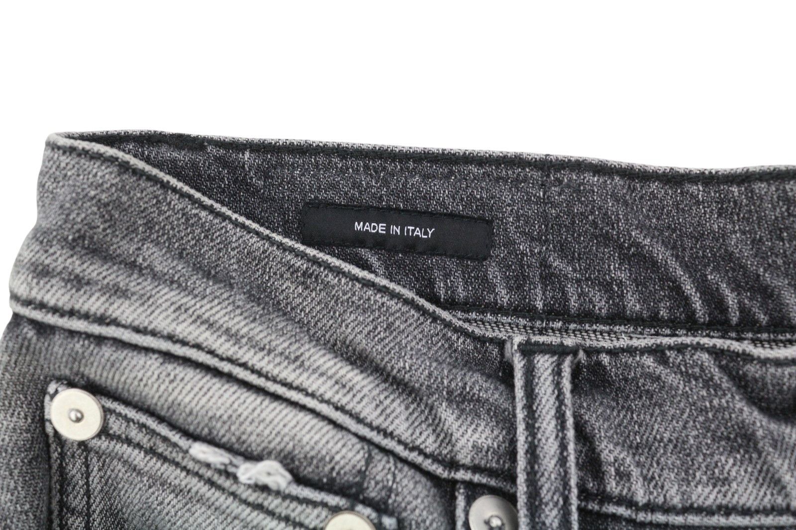 R13 JESSE 27 Vintage Grey Wide Drop Crotch Washed 85462 Size 27" / US 4 / IT 40 - 8 Thumbnail